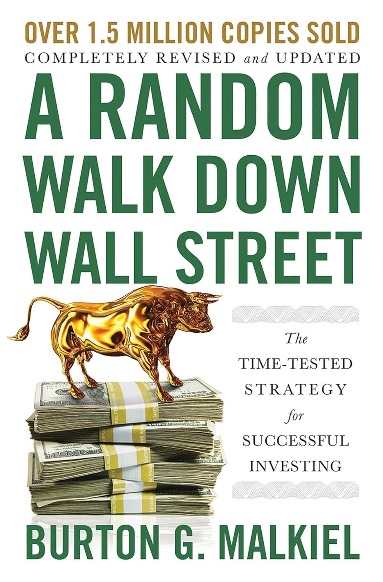 Picture of the cover of Burton G. Malkiel's book titled "A Random Walk Down Wall Street"