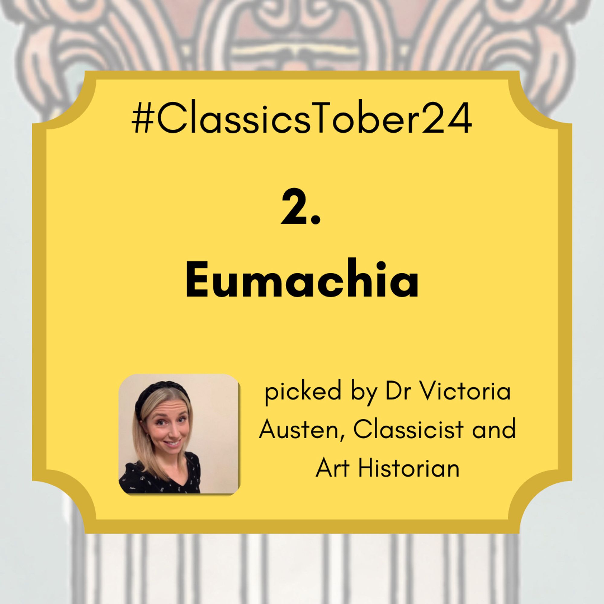 Picked by Dr Victoria Austen, Classicist and Art Historian)