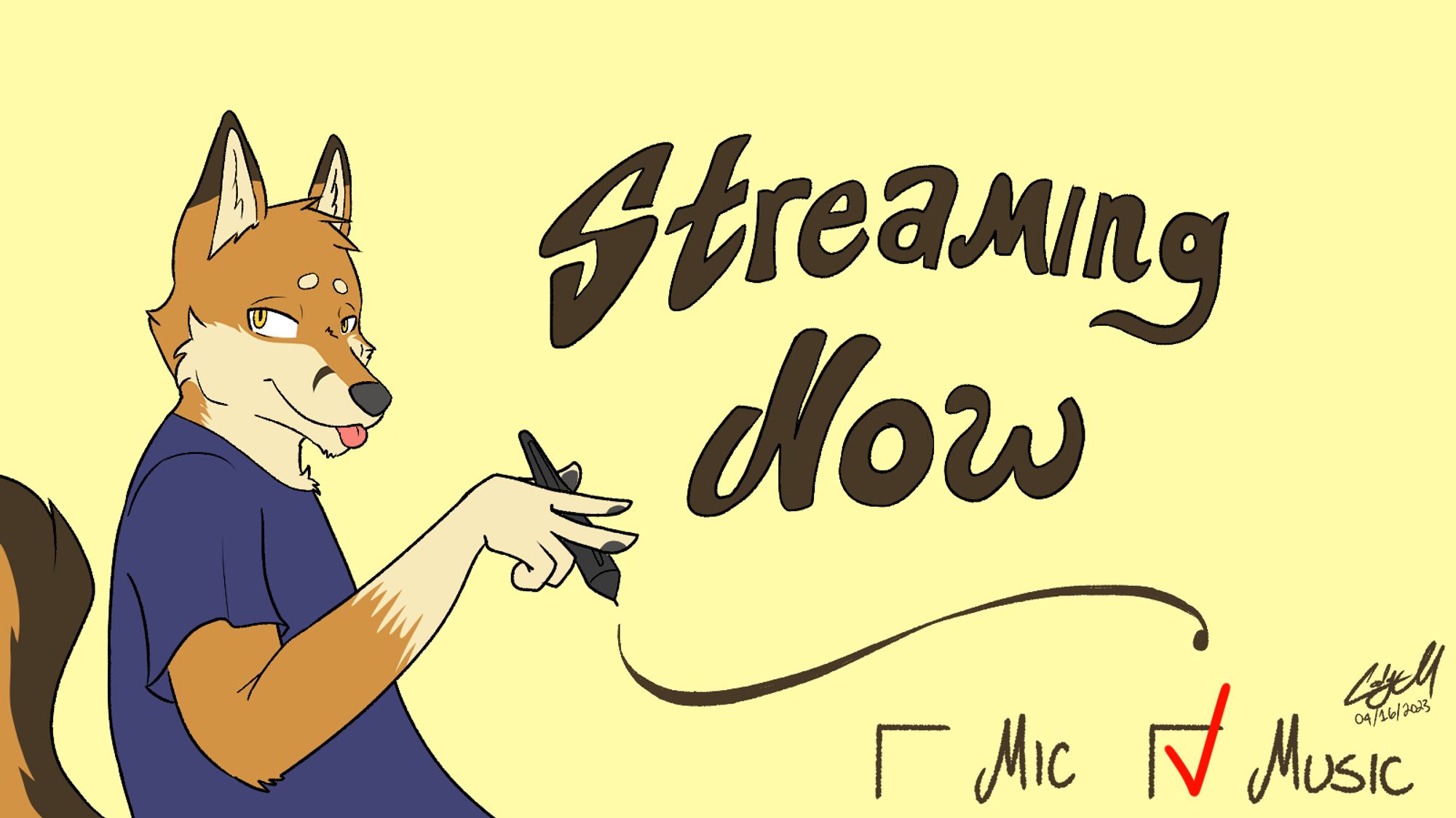 come watch me draw live on picarto.tv/codyf0xx (18+ stream)