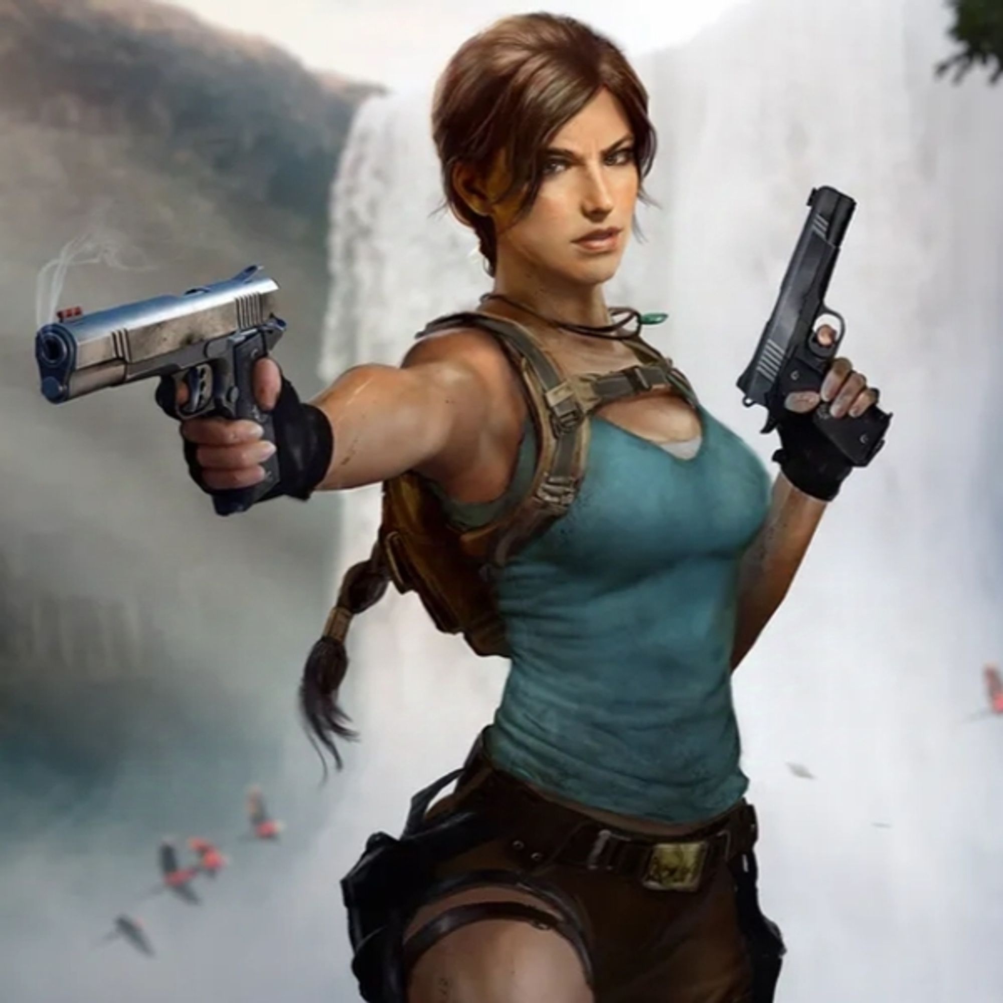 The new design for Lara Croft