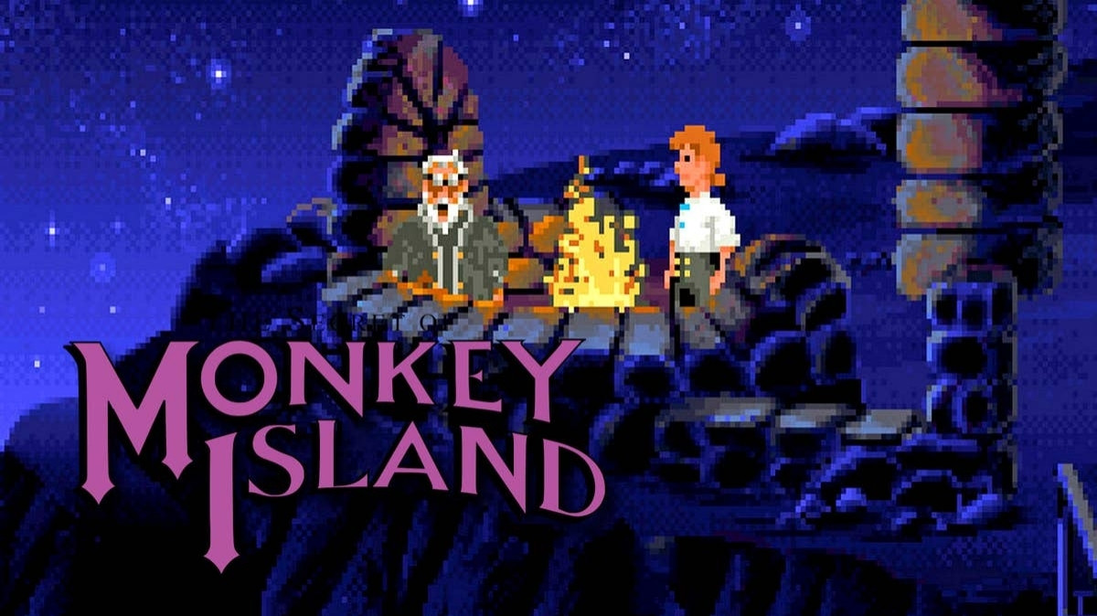 Monkey island key art