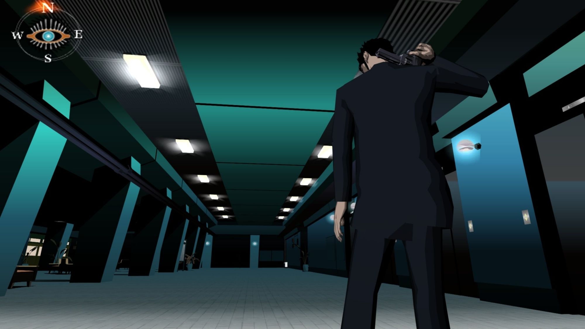 A screenshot from Killer 7