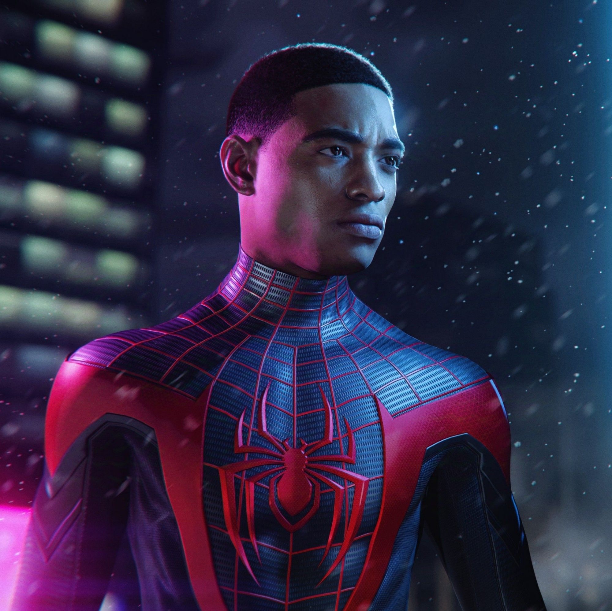 Miles Morales from the Spiderman game