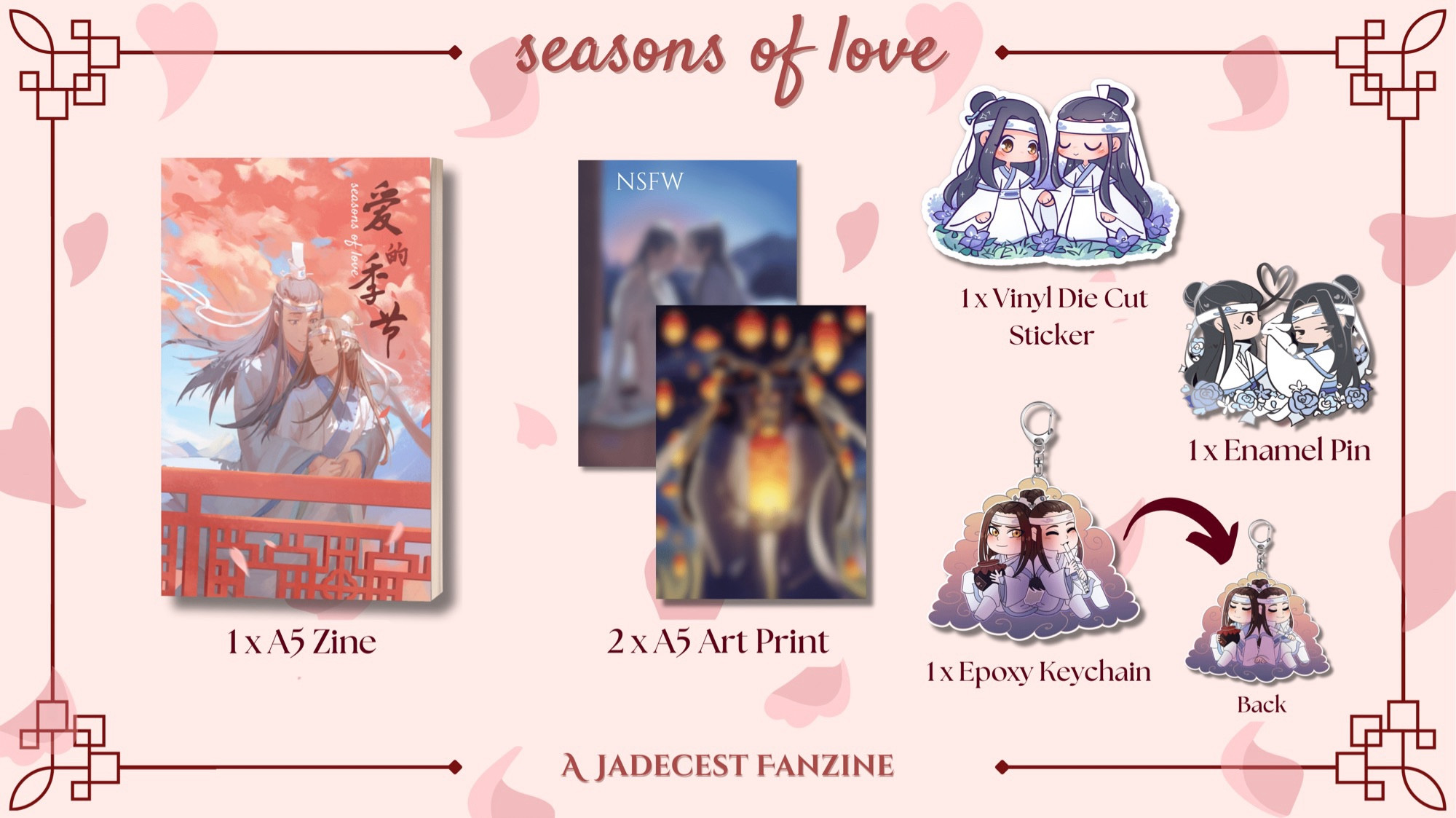 Seasons of Love A Jadecest Fanzine

Merch Preview