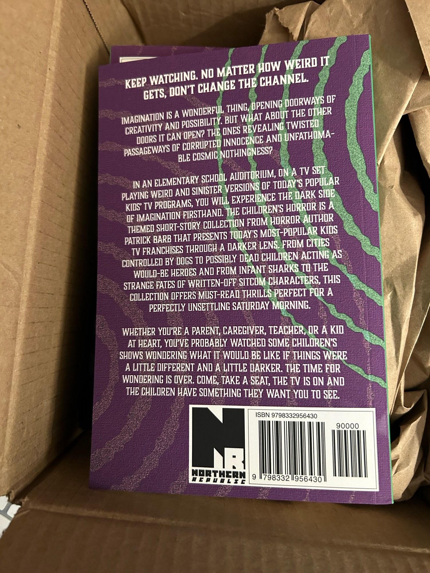 The Children’s Horror back cover