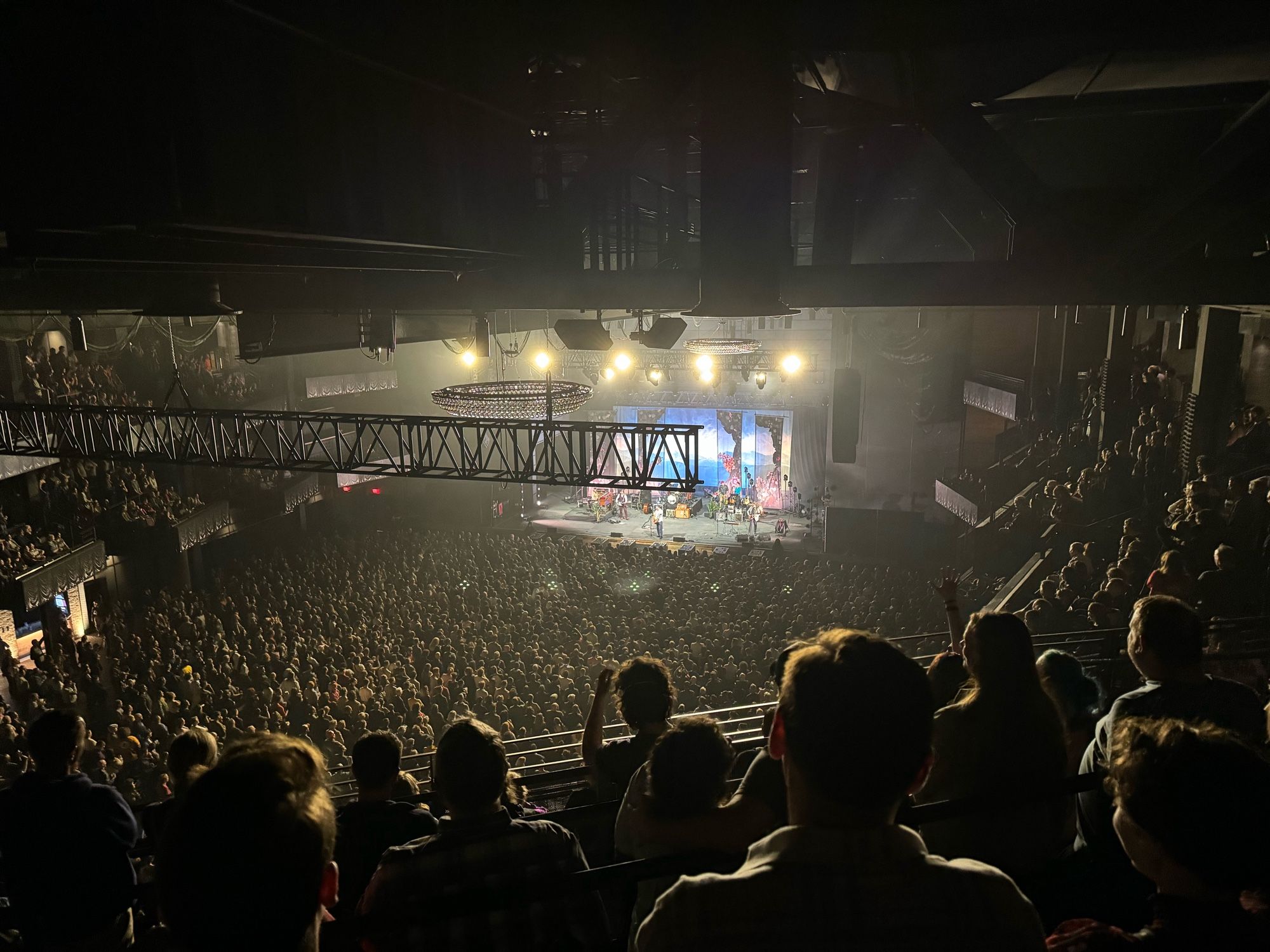 The Decemberists viewed from the very very very back of the auditorium