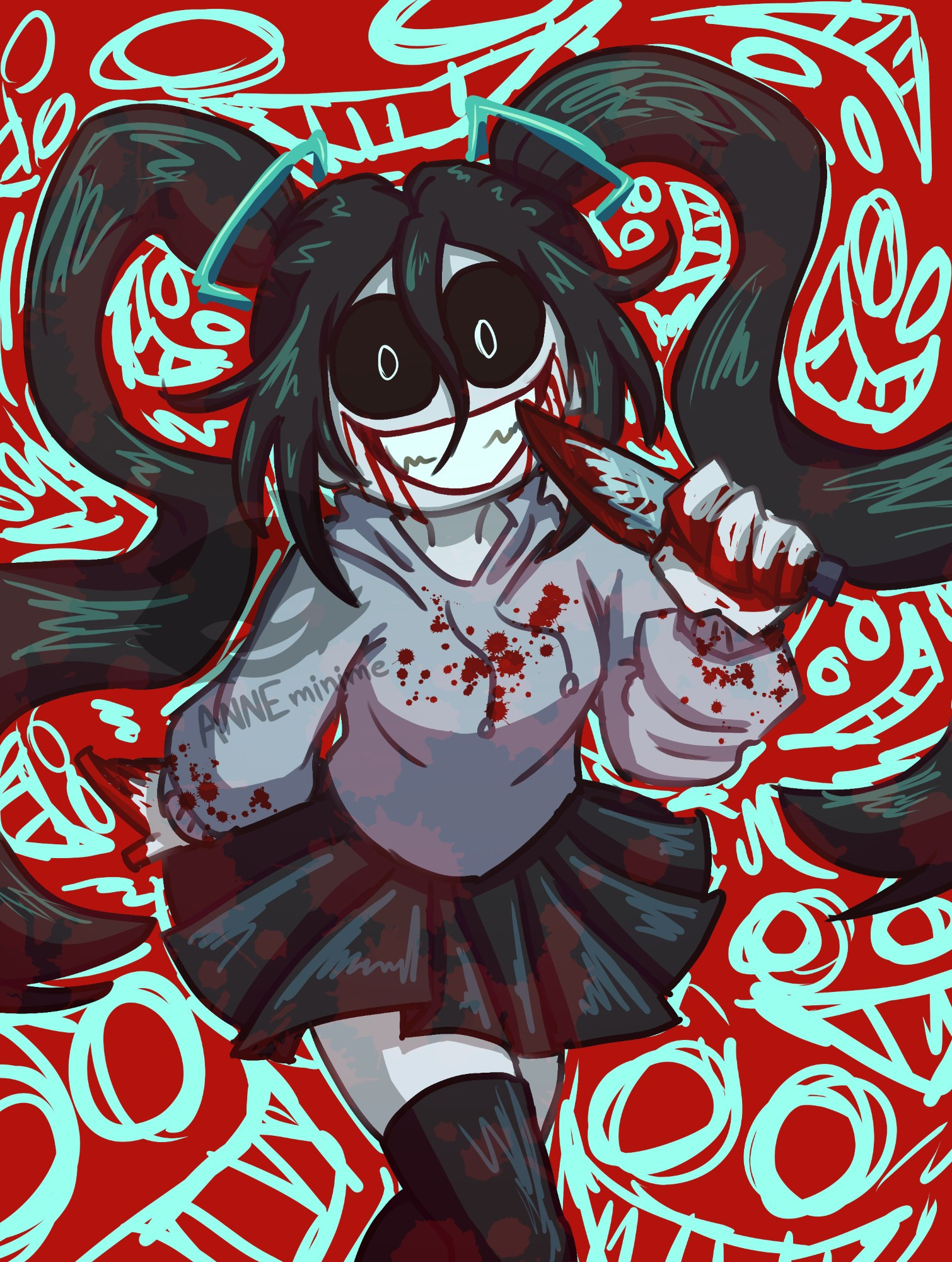 Hatsune Miku version Jeff The Killer