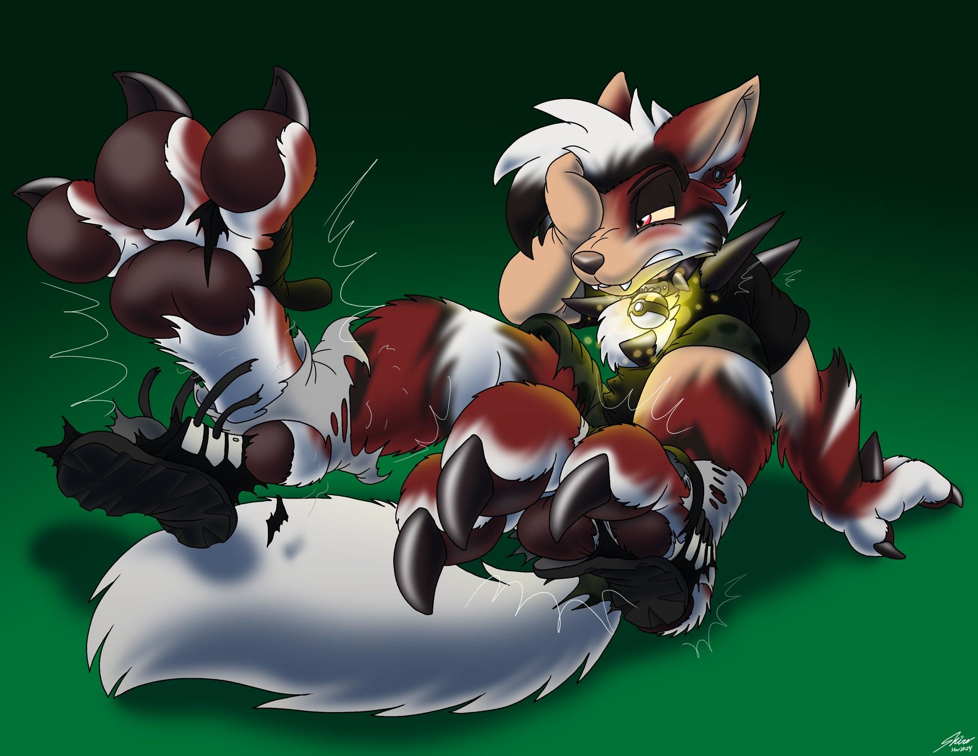 🎨 by Catmonkshiro | https://www.furaffinity.net/user/catmonkshiro/
#transfur #tfeveryday #paws #NotMyArt