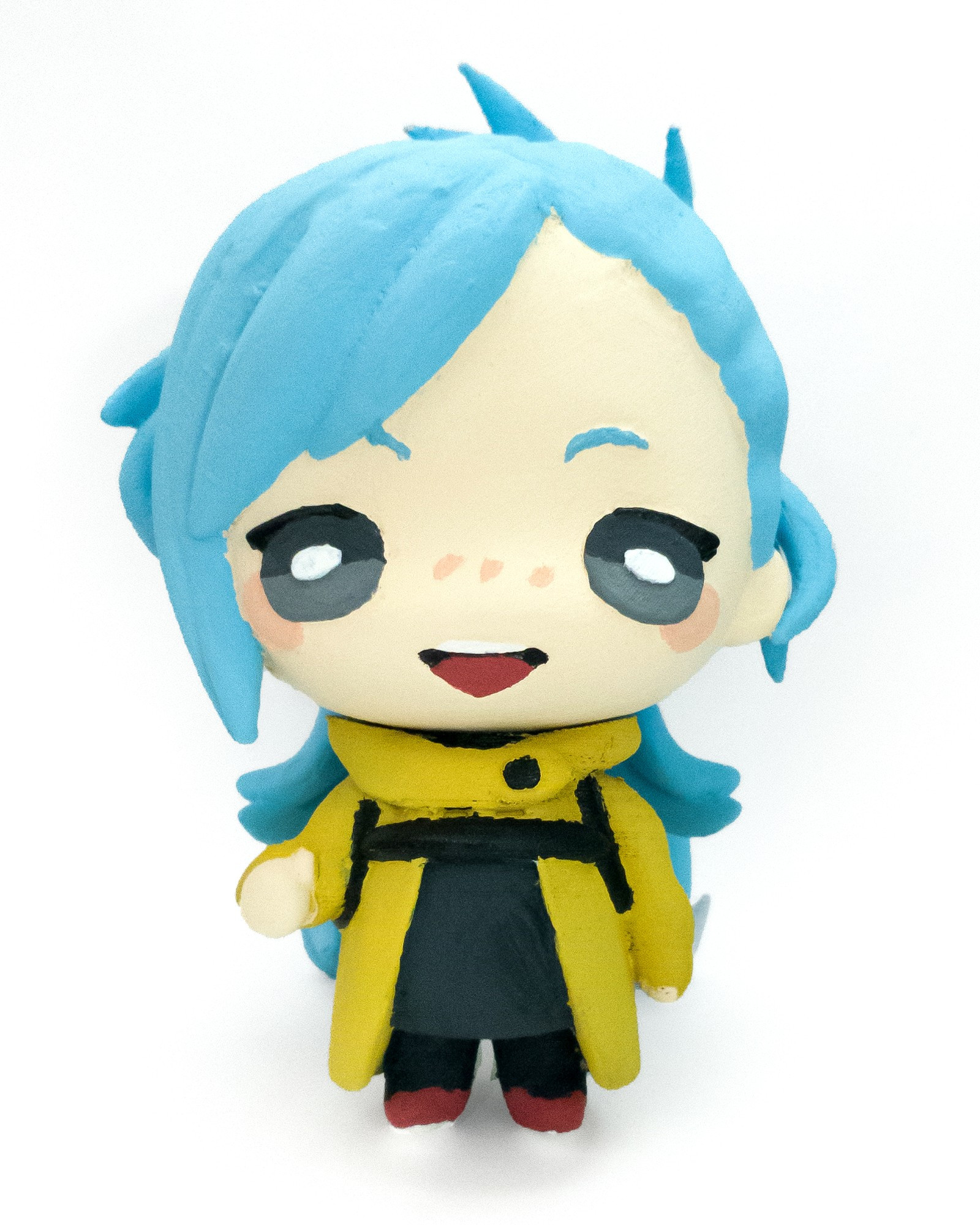 3D figure of Mizuki Okiura, from AI The Somnium Files. It's hand-painted and chibi style.