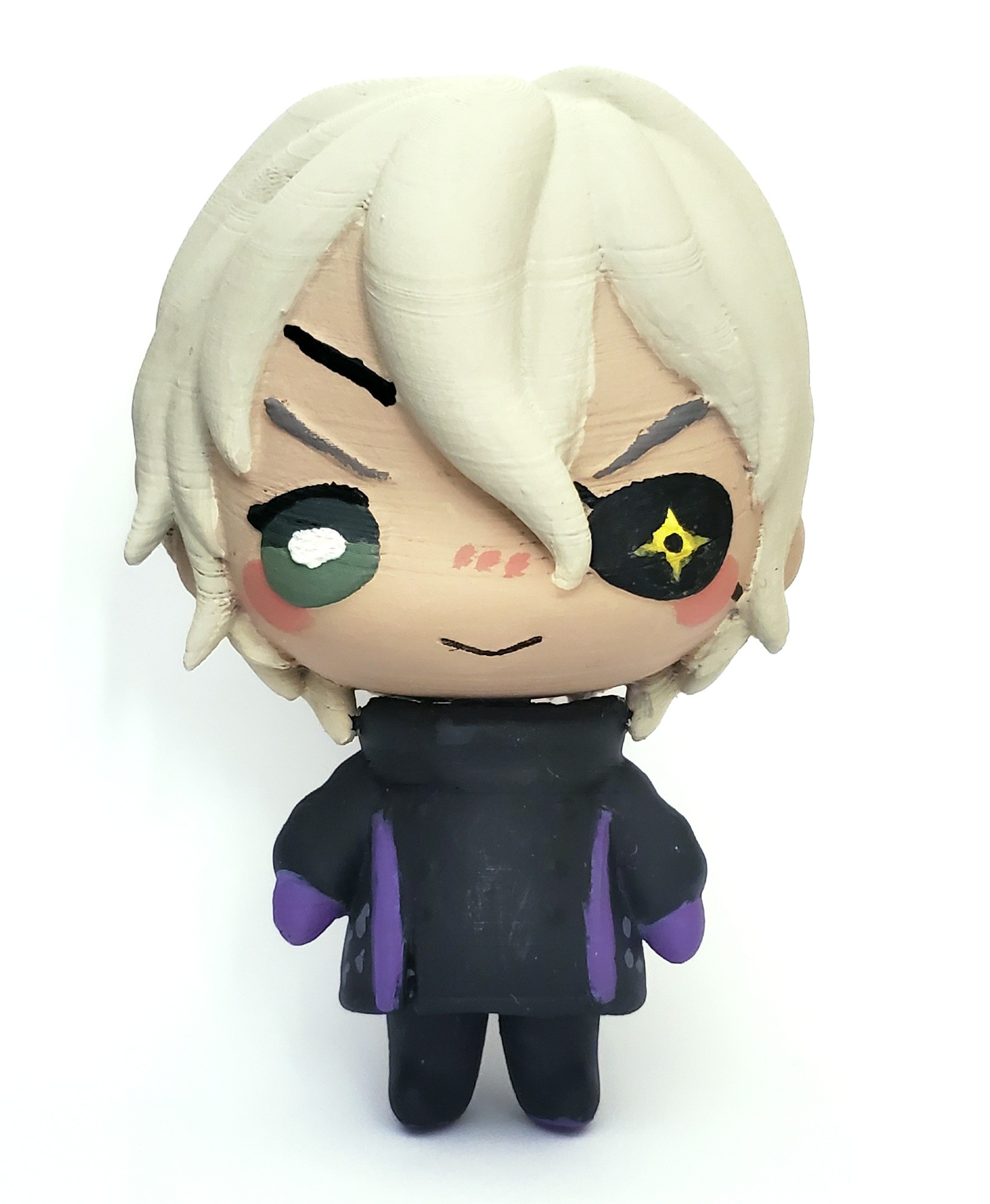 3D figure of Kaname Date, from AI The Somnium Files/ AI Nirvana Initiative. It's hand-painted and chibi style.