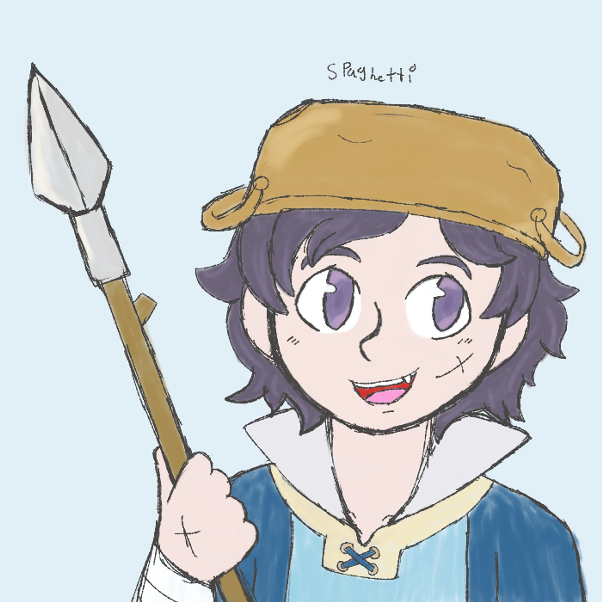 A sketch of Donnel from Fire Emblem Awakening