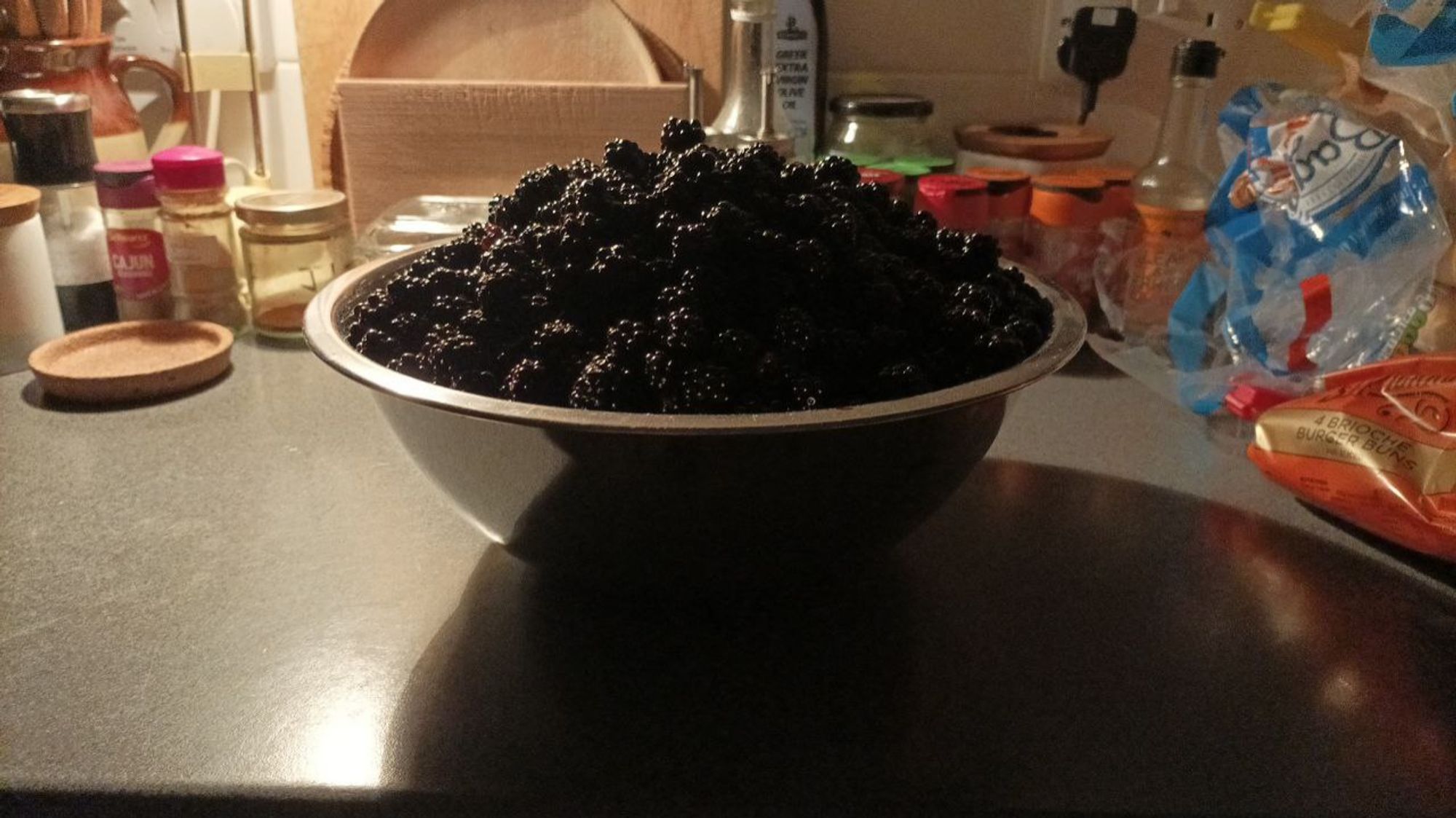 6.5  lb brambles gathered Tuesday