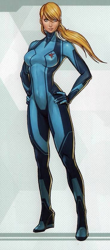 Zero Suit Samus’s concept art from Metroid: Samus Returns