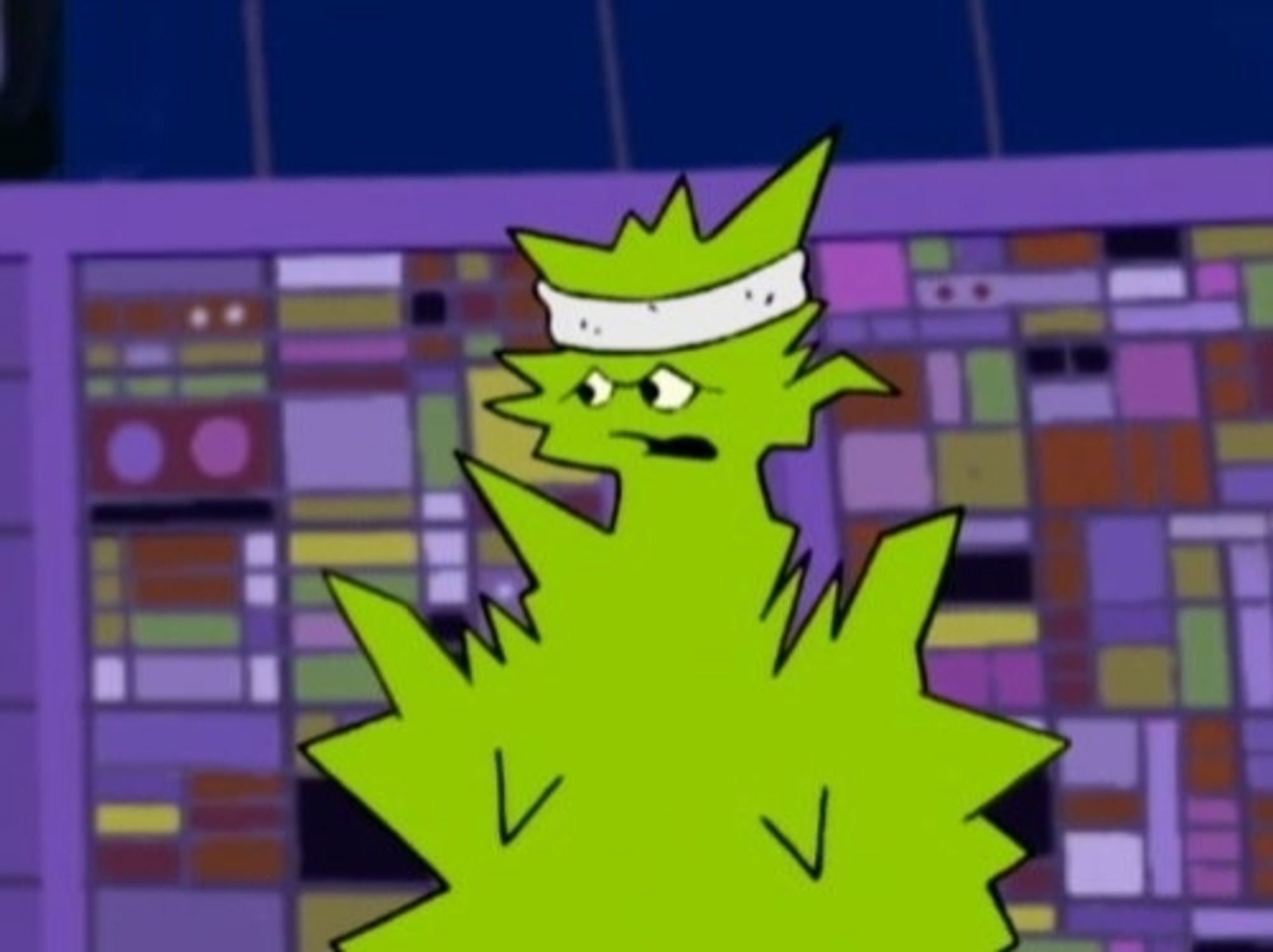 Plutonian alien from Aqua Teen Hunger Force