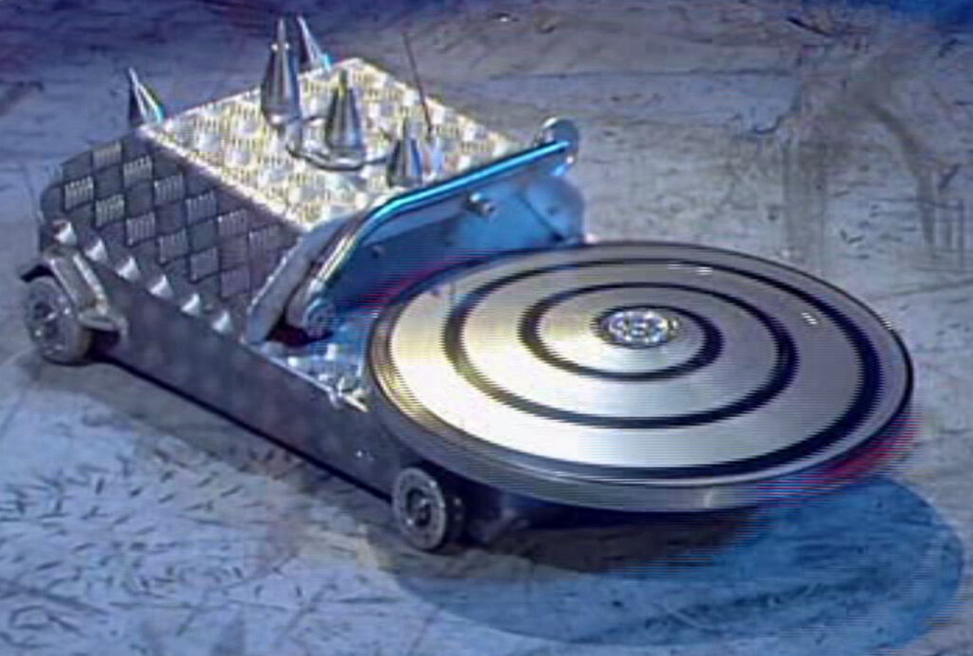 Hypno-disc from robot wars