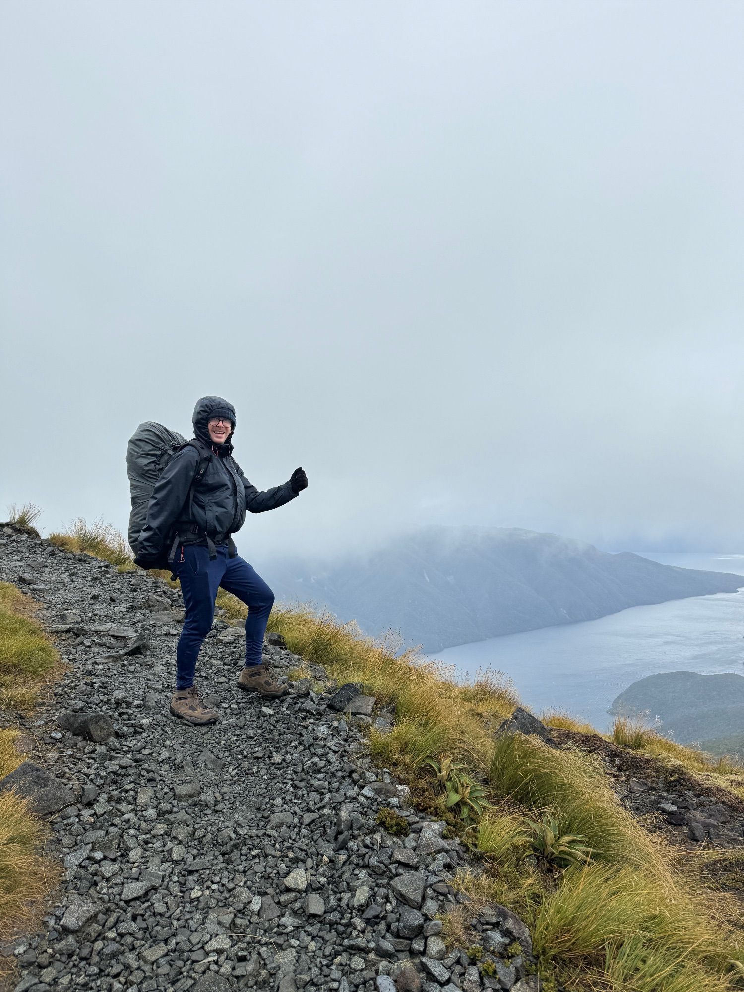 Striking a pose in the clouds