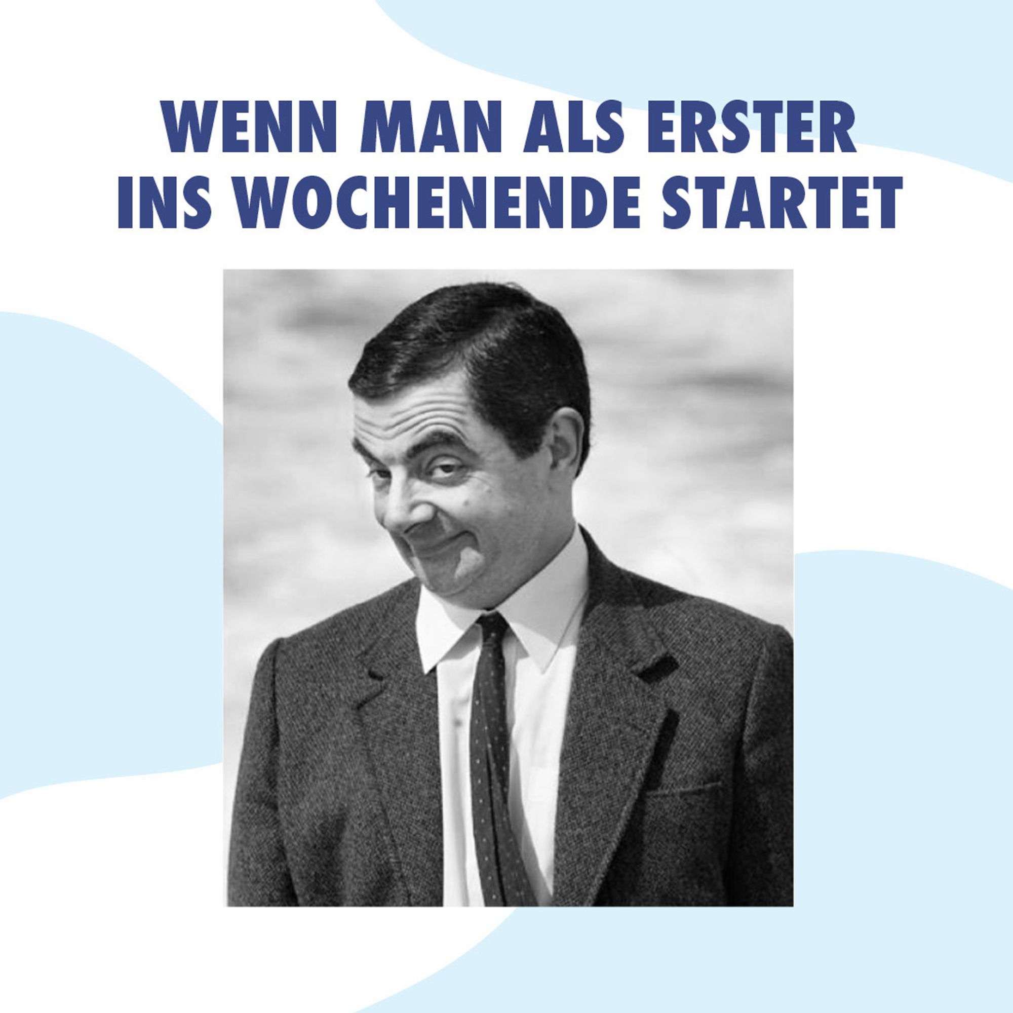 Mr. Bean (Rowan Atkinson) schaut wissend.