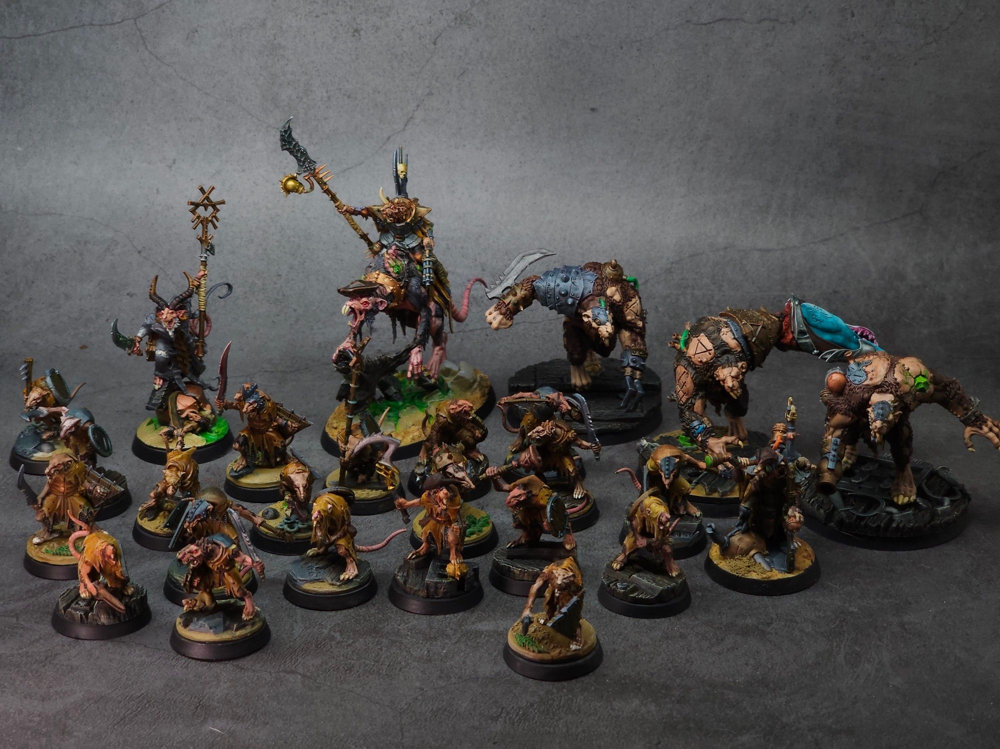 A Skaven spearhead force