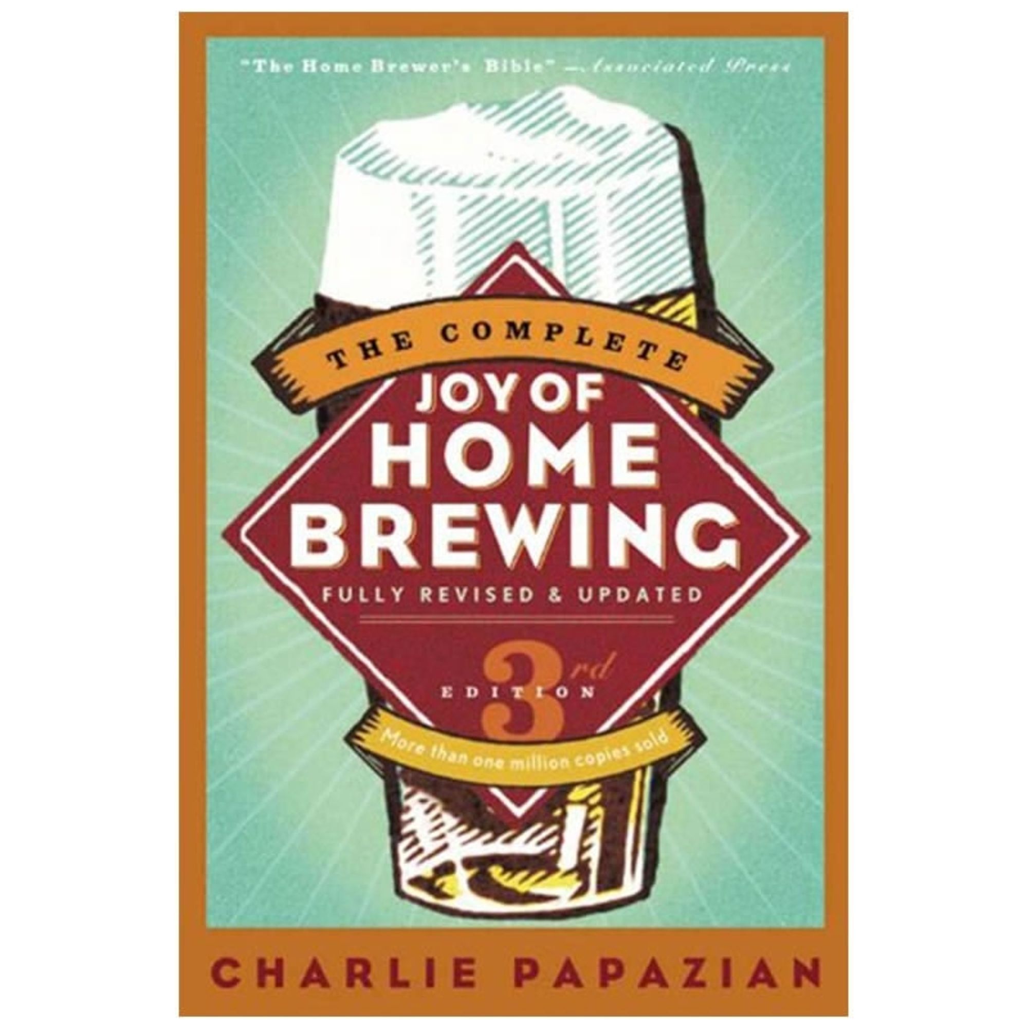 Cover of "The Complete Joy of Home brewing" by Charlie Papazian.