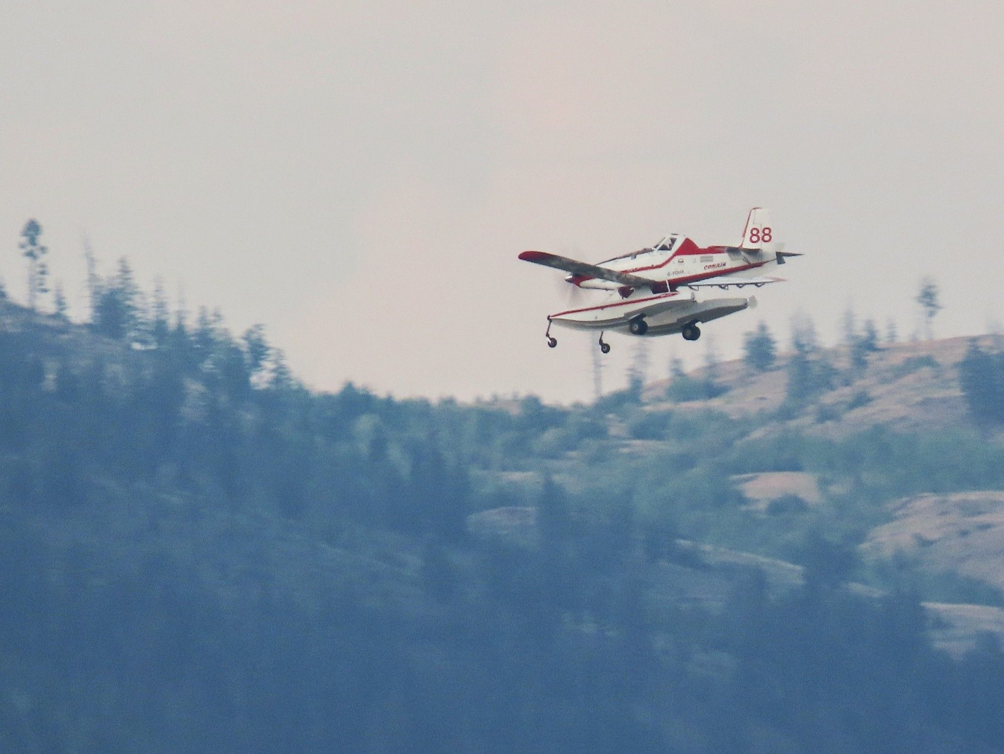 AT-802F Fire Boss returns to the local airport.