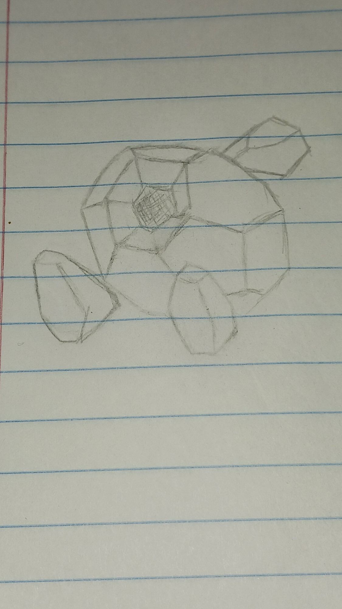 A Roggenrola i drew, right handed