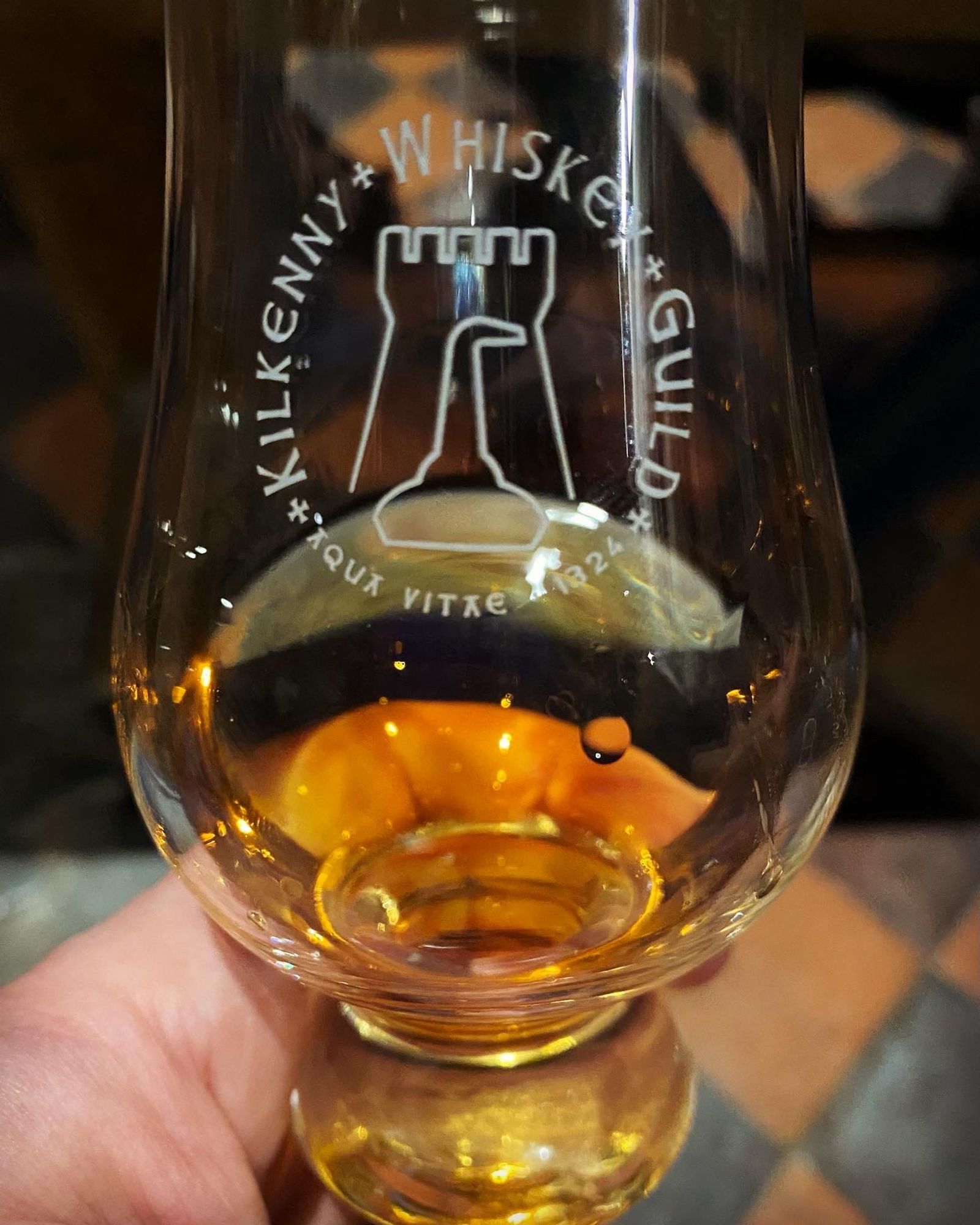 Kilkenny Whiskey Guild glass.