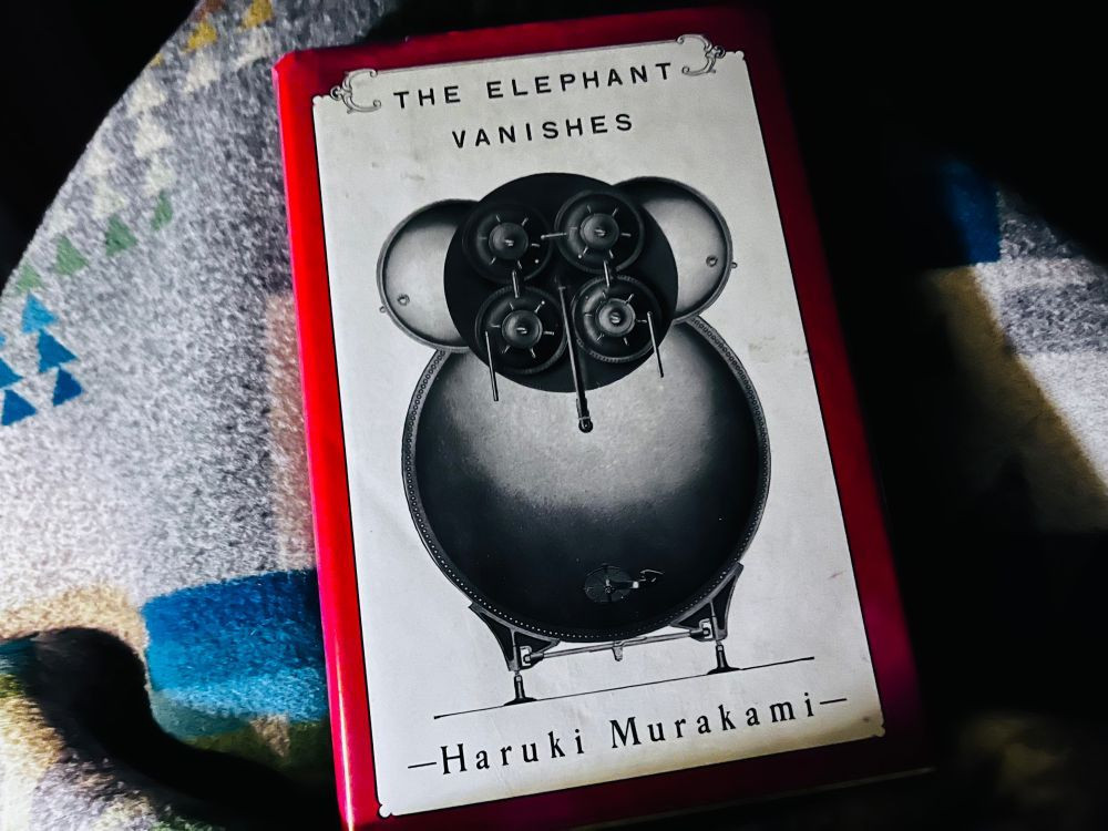 Elephants Vanishes book cover. First edition.