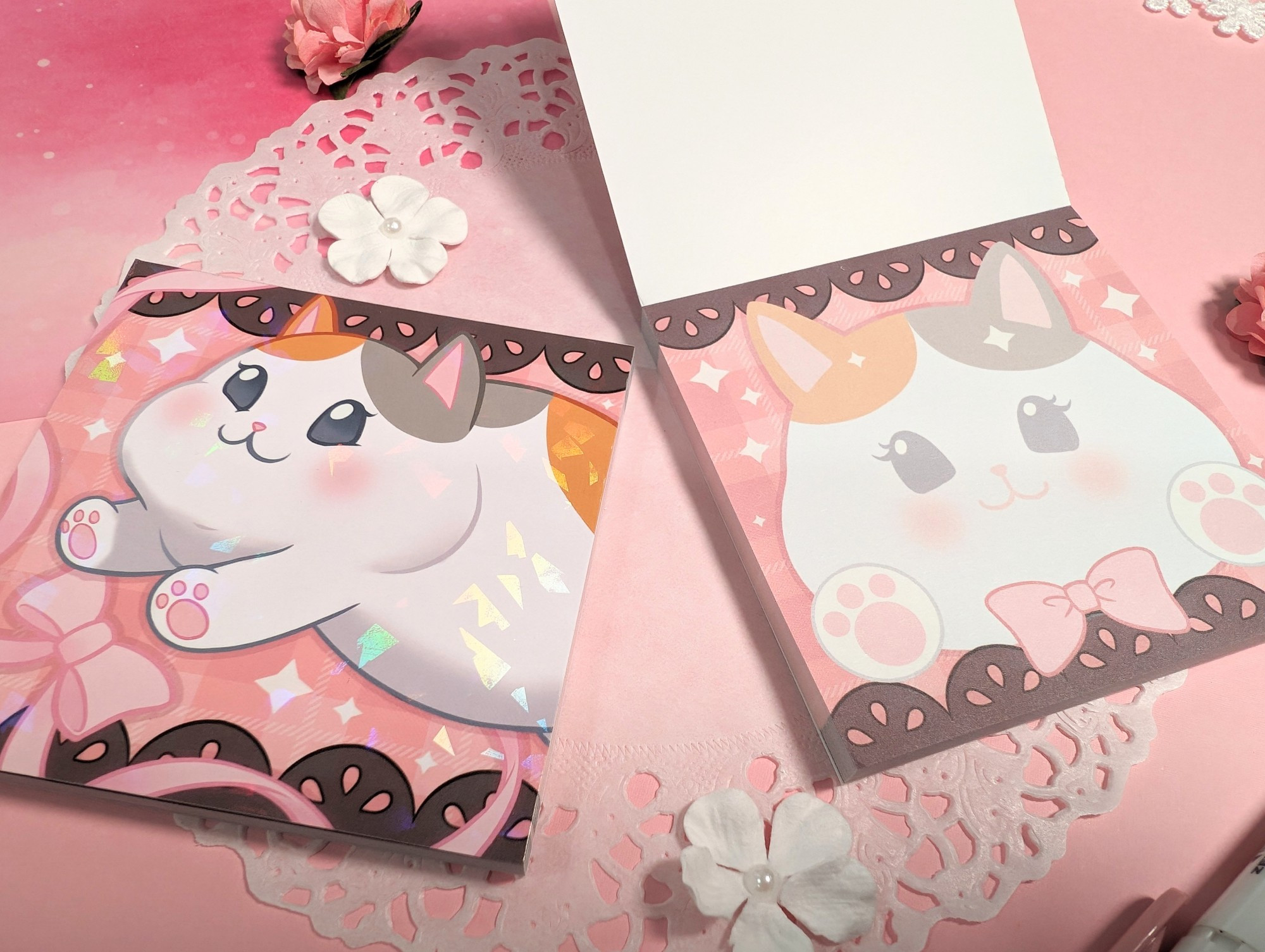 Fat cat memo pads