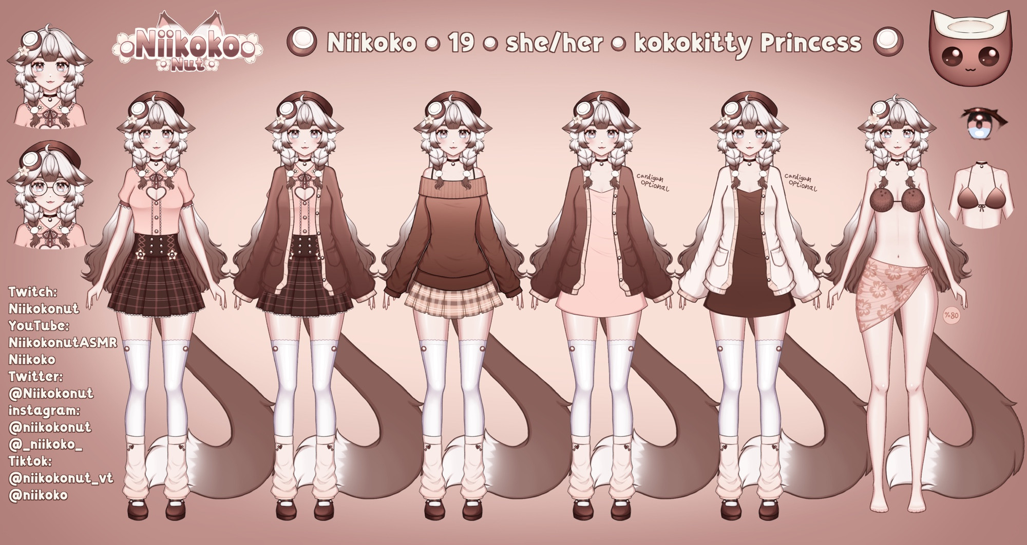 My characters reference sheet