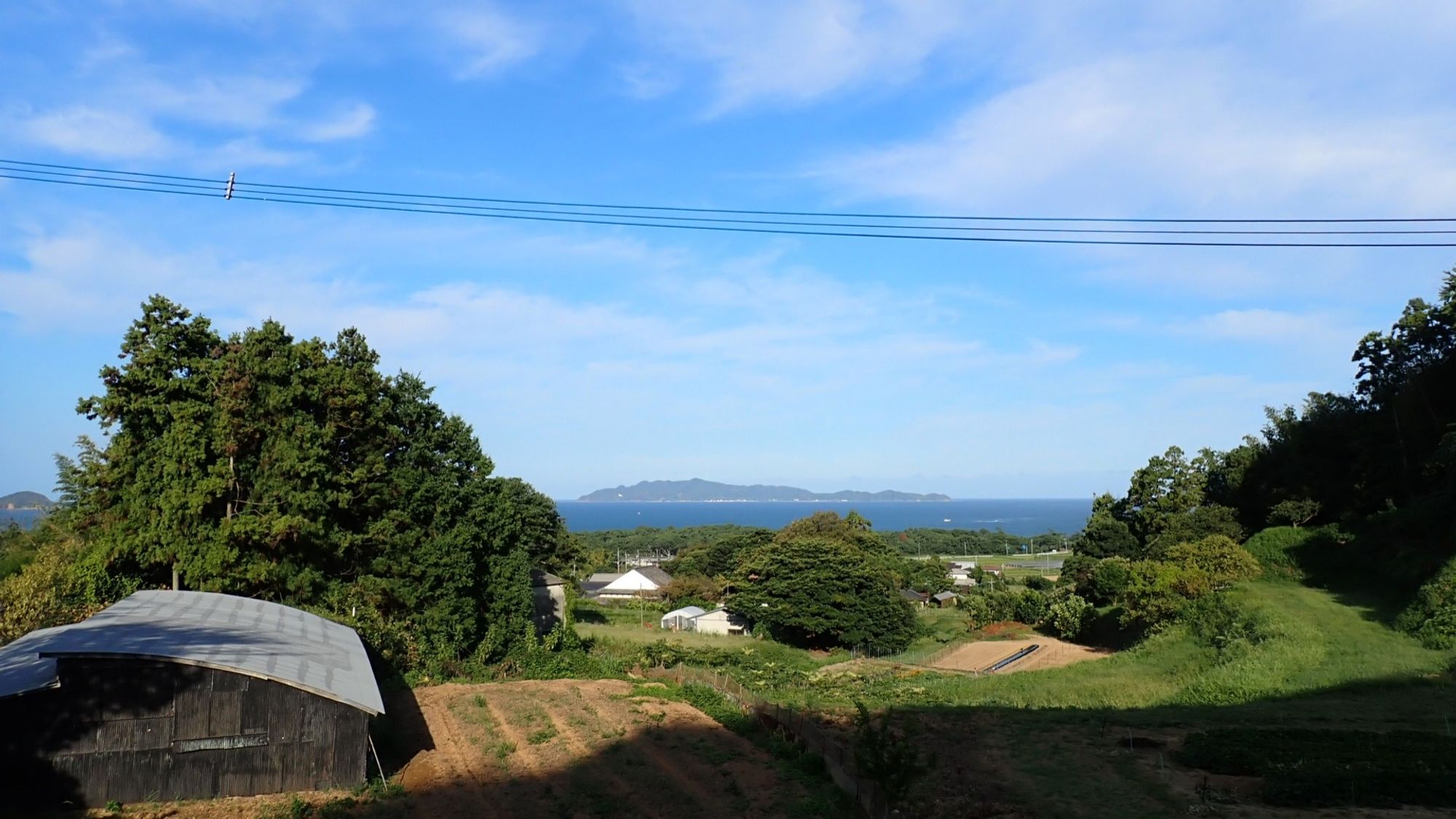 承福寺からの大島の眺め