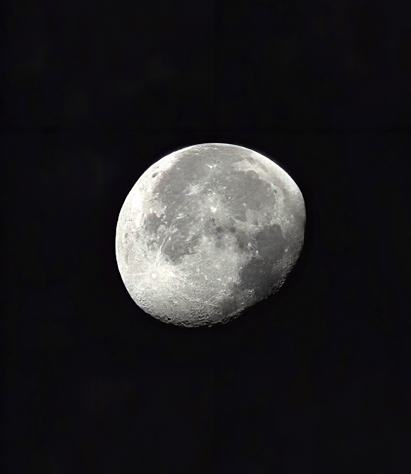 The moon.