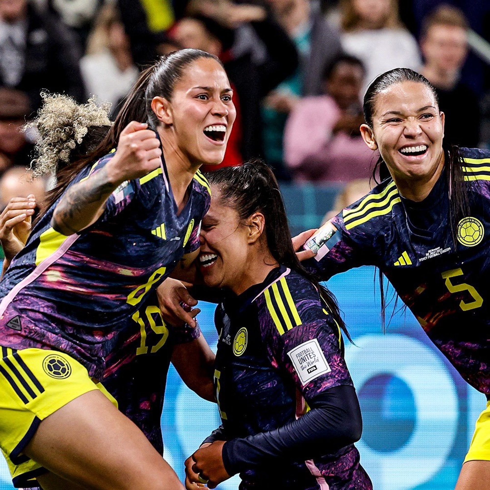 Just when we thought it was all over, Colombia's Manuela Vanegas leaped to the heavens to head home the winning goal, upsetting football giants - Germany, taking the 3 points