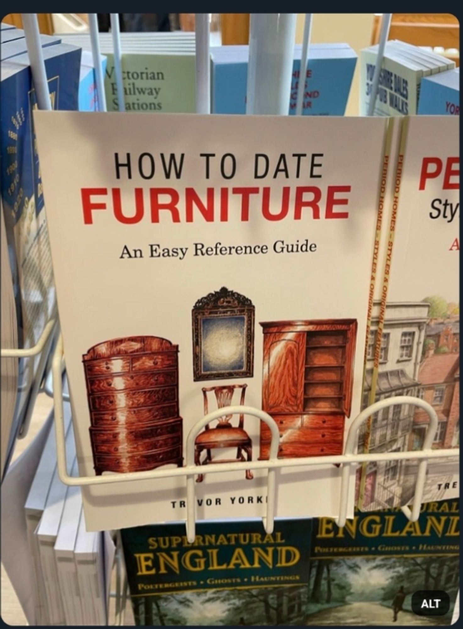 A book entitled how to date furniture.