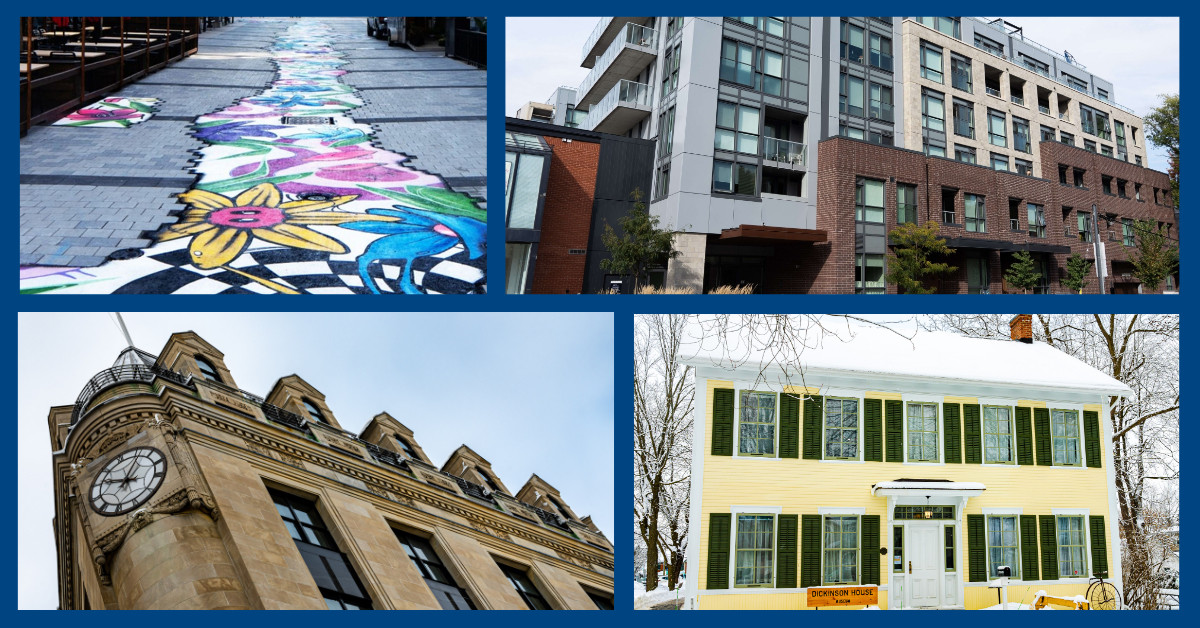 Lauréats des éditions antérieures : Place Ogilvy, Maison Dickinson, succursale postale B et Fifth + Bank