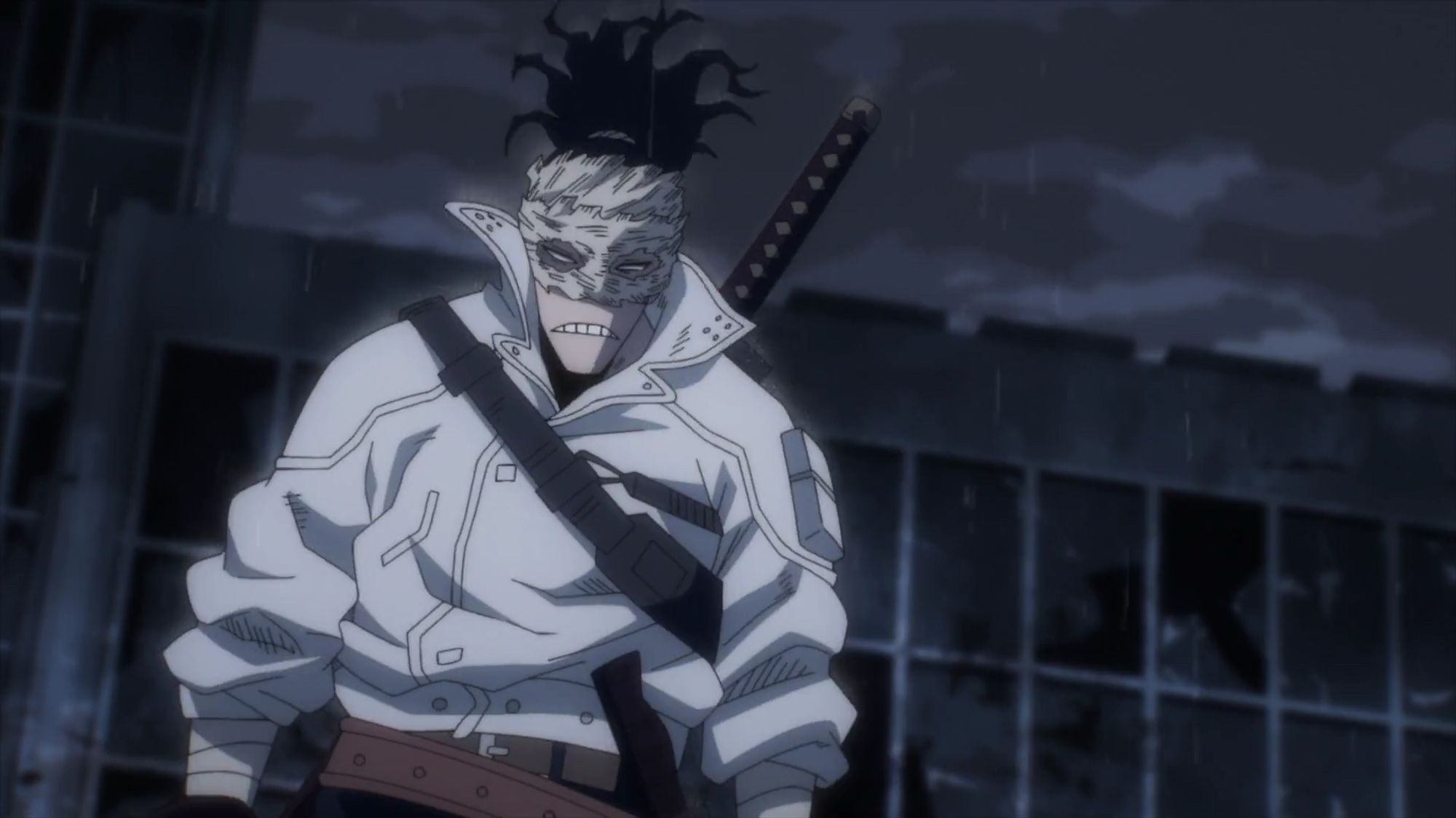 Stain from the anime series My Hero Academia Season 7 Episode 157.