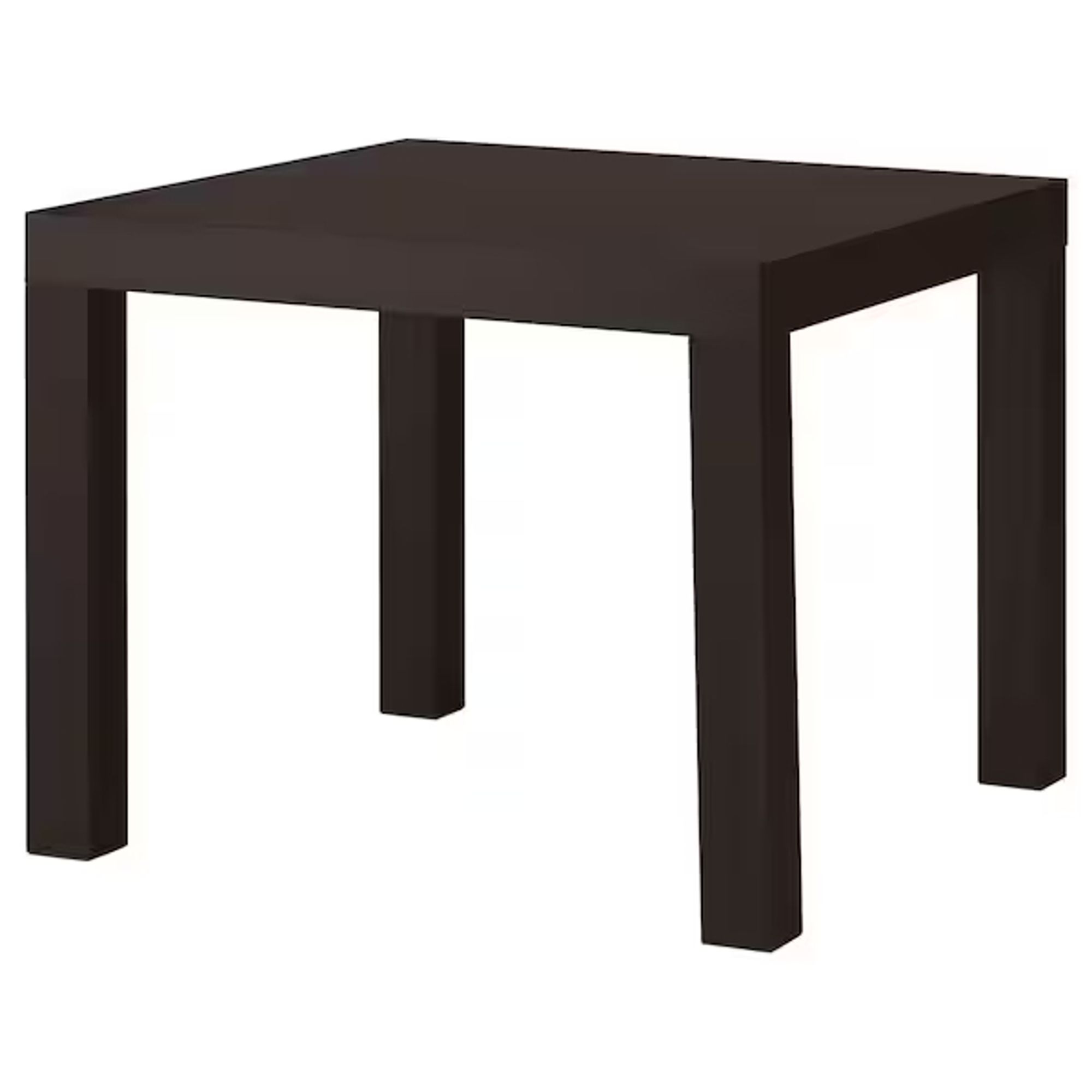 A very simple black table.