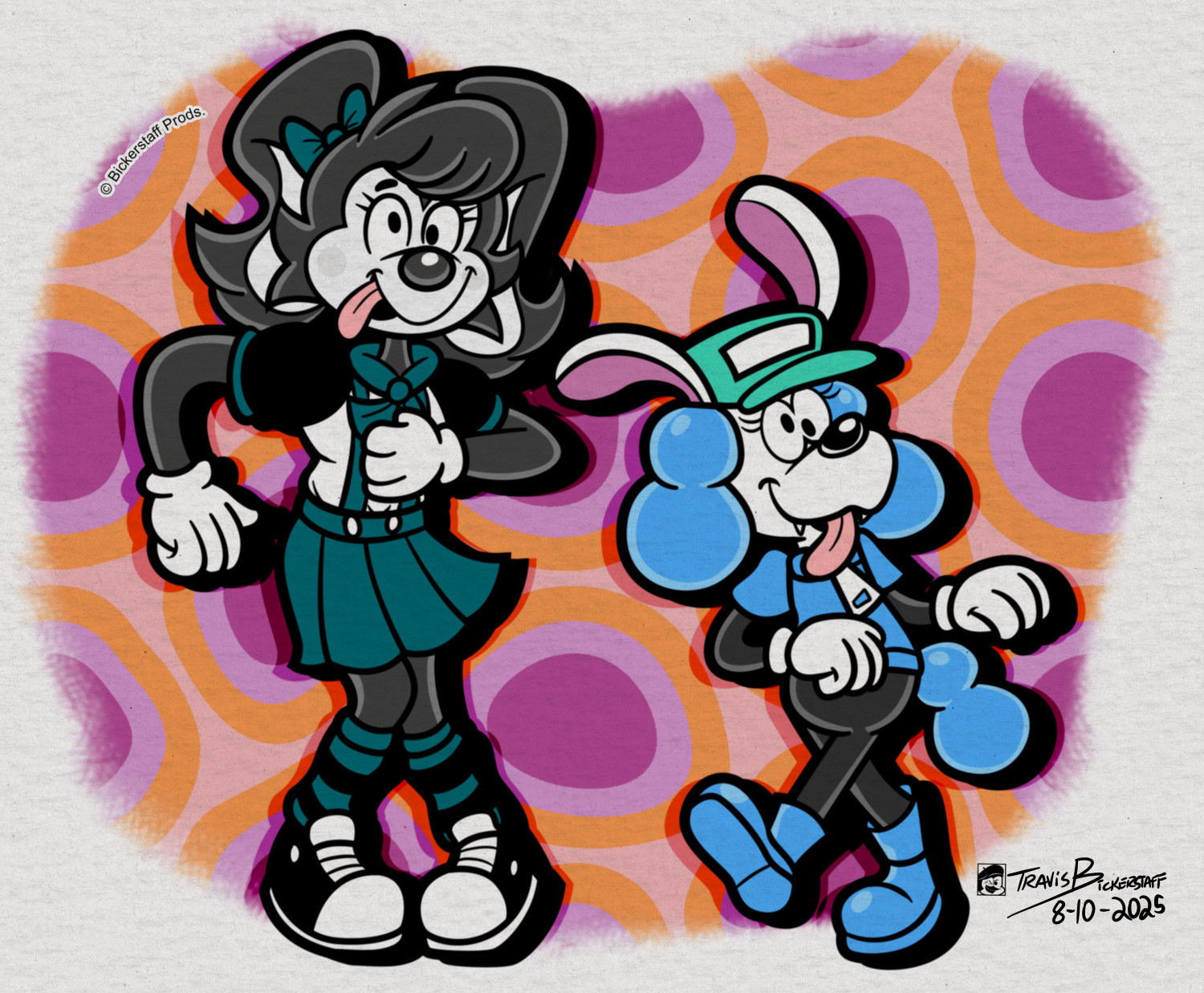 Sally and Dim doing the "White People Shuffle".