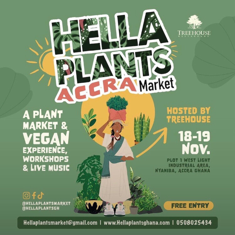 Hella plants Accra market