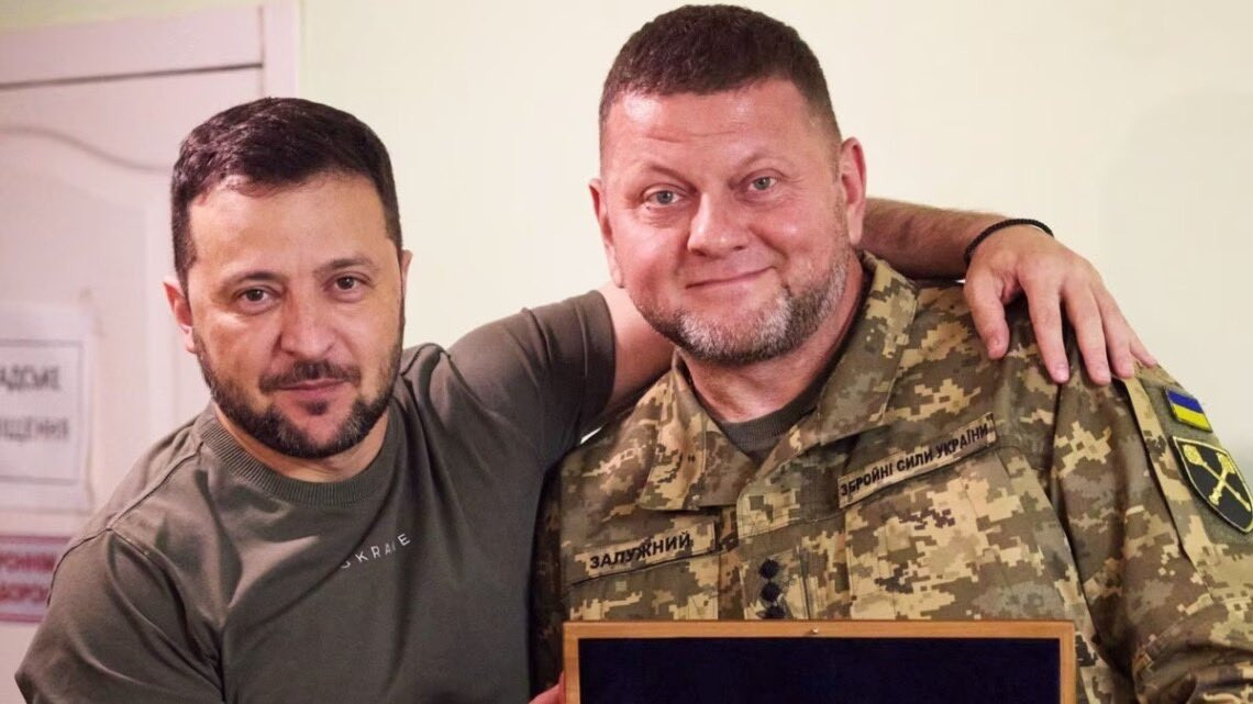 Zaluzhnyi with his best buddy Zelenskyy