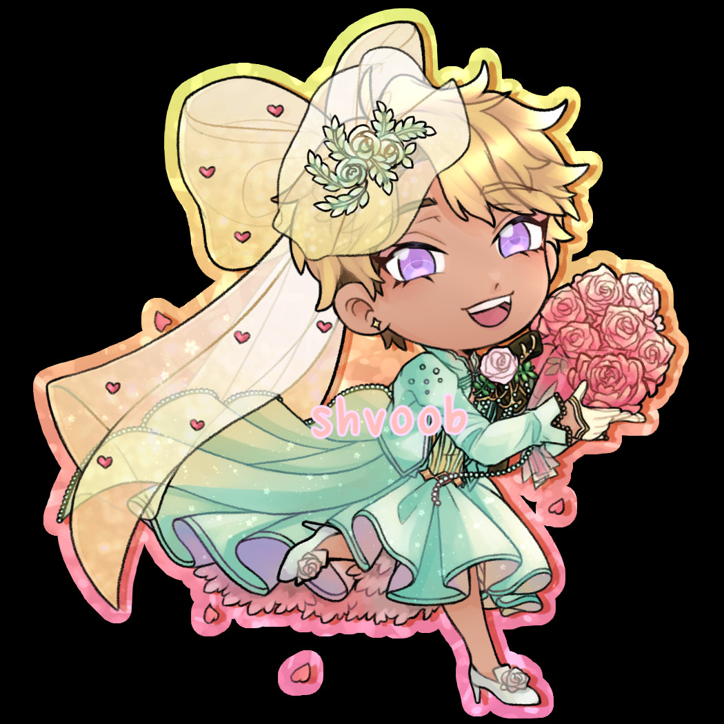 arashi narukami chibi in her maiden's flower garden outfit