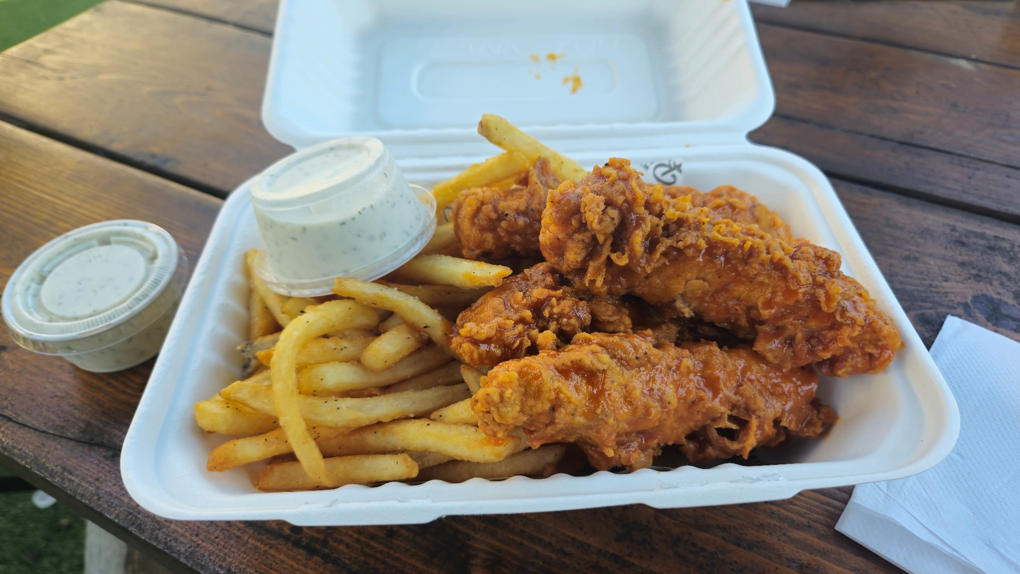 Tofu/wheat based chikn tenders