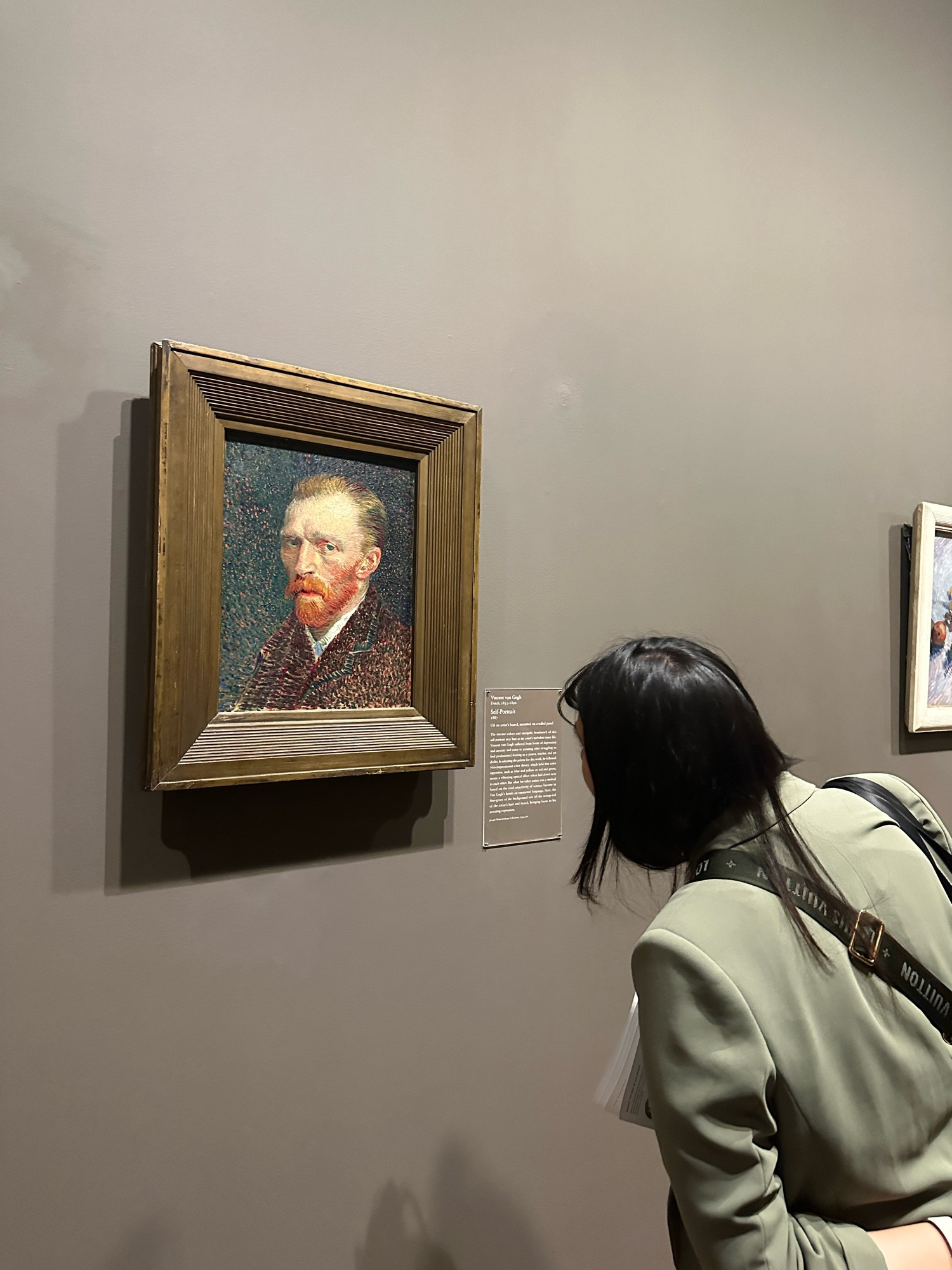 รูปSelf Portrait ของVan Gogh ใน Art Institute of Chicago 