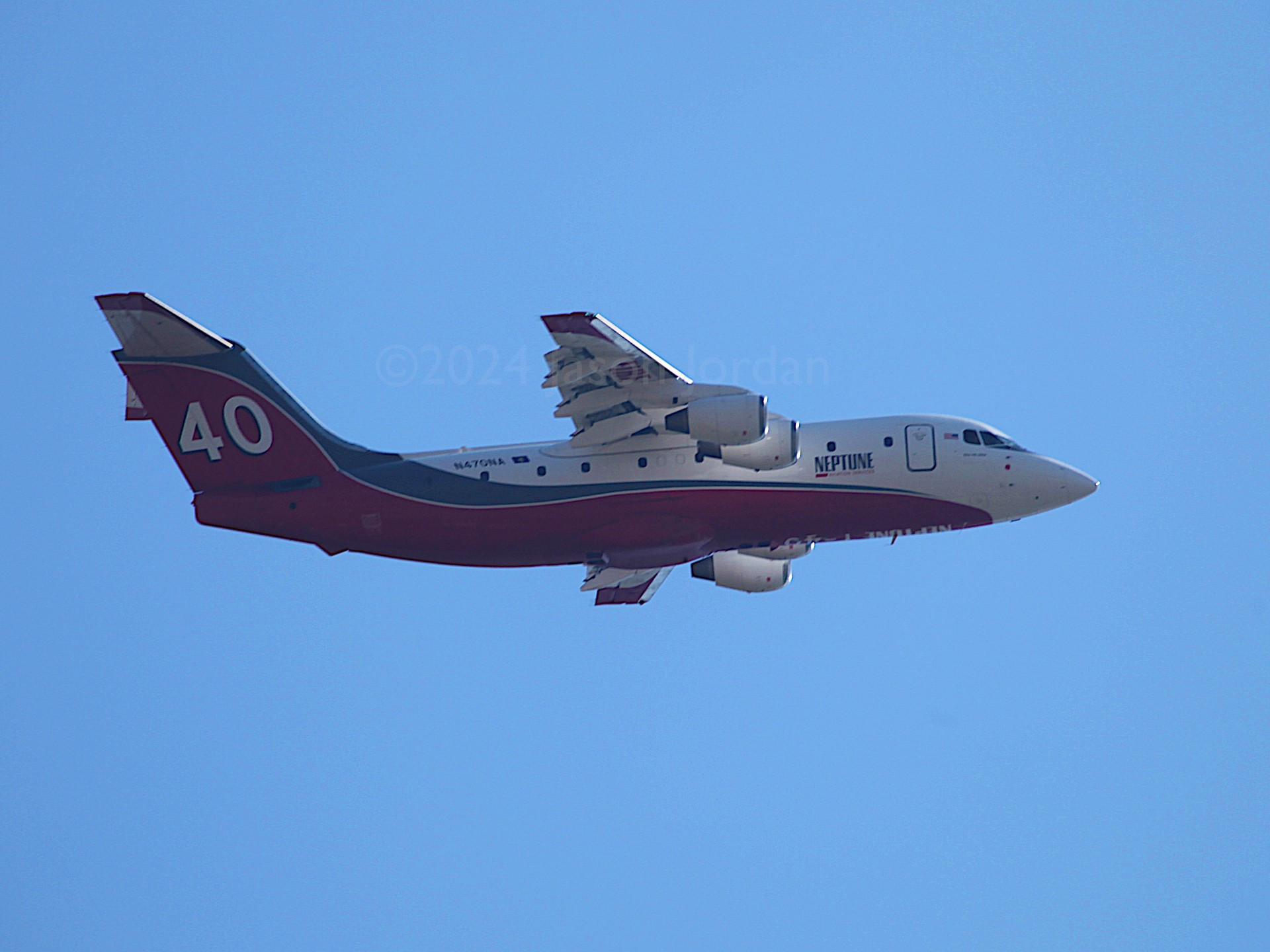 Tanker40 aircraft heading out to fight fire SW of Denver