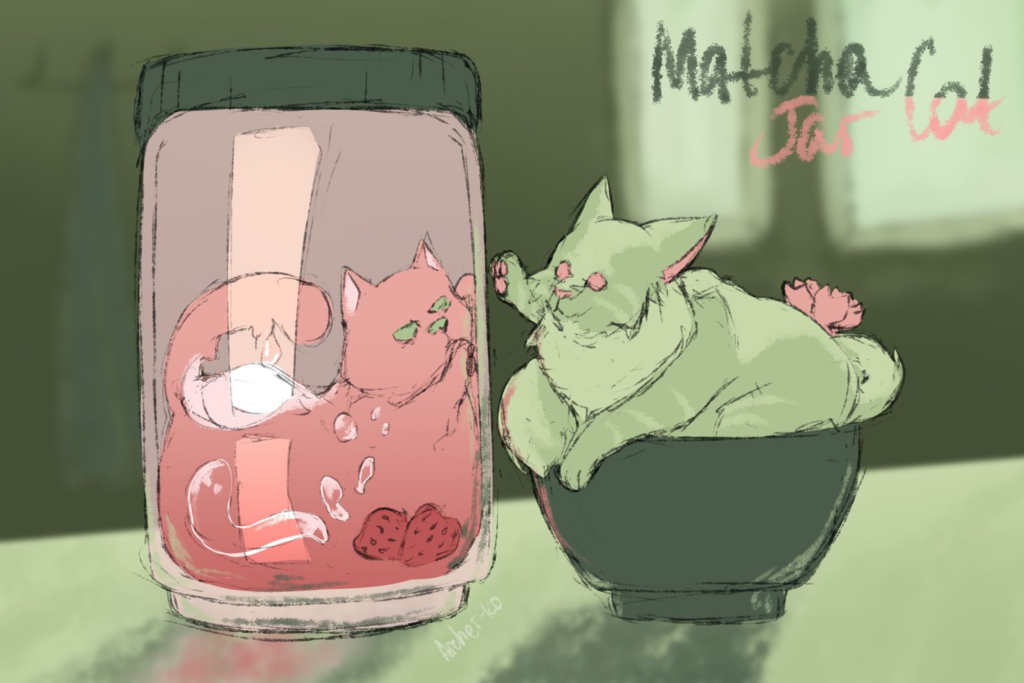 Challenge | Matcha | Jar Cat

A tea-jelly relationship