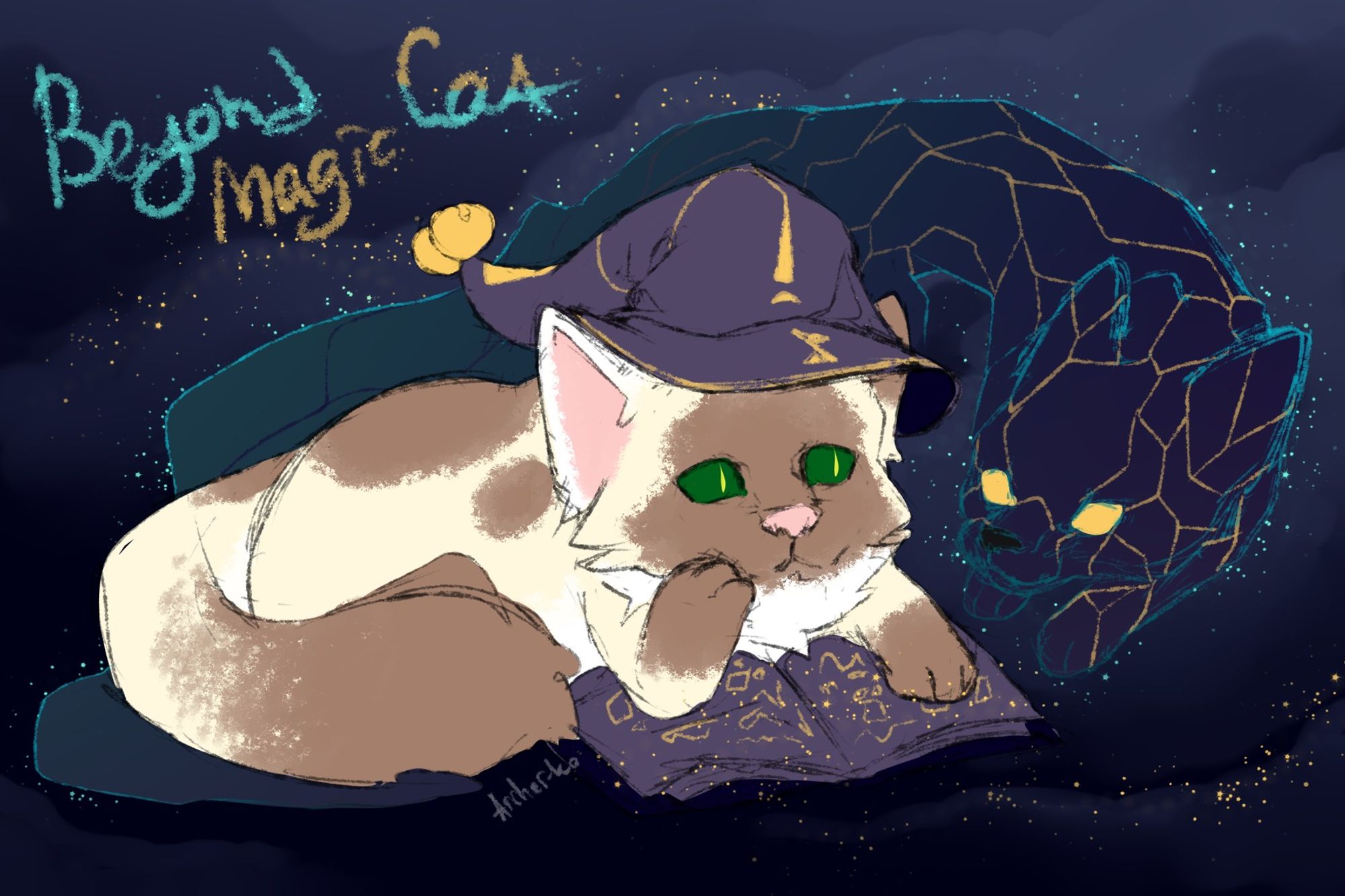 Challenge | Beyond | Magic Cat

Something magical and beyond, perhaps he had summoned something sinister?