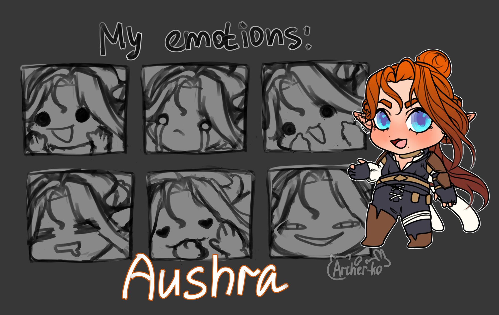 Making simple stickers for Aushra