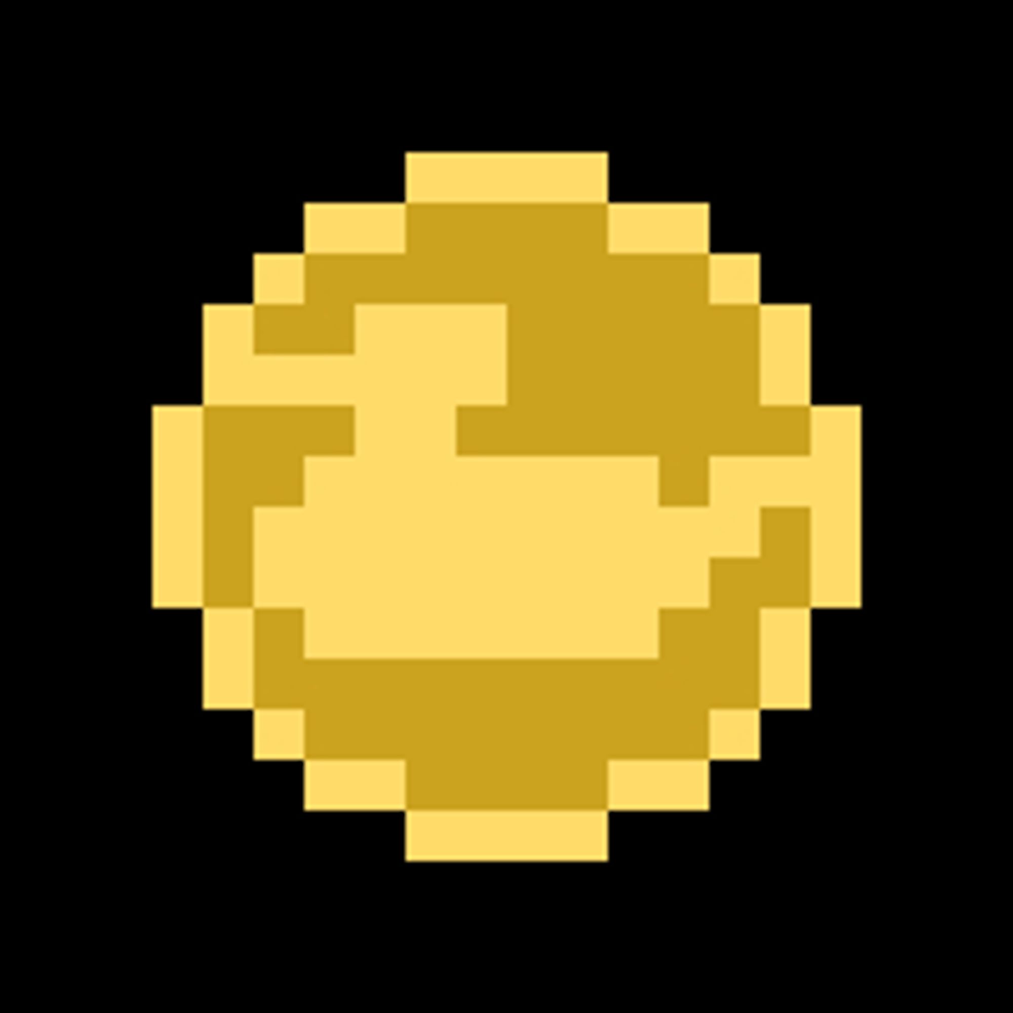 A golden medallion in the style of the three medallions from the 1991 game Legend of Zelda: A Link to the Past, depicting a duck.