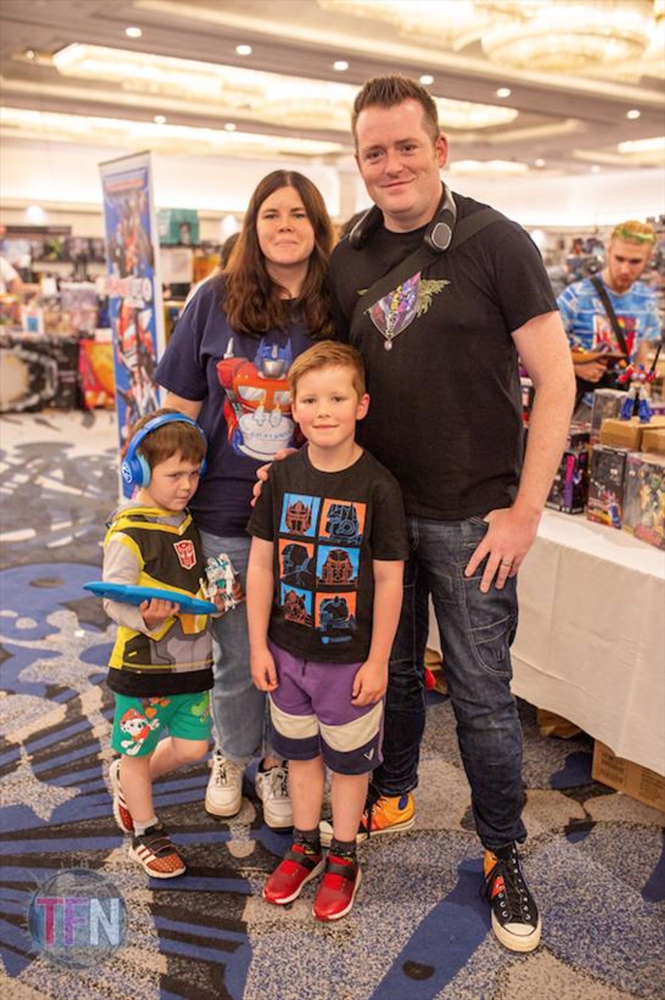 A family of TFNationals, posing for the camera