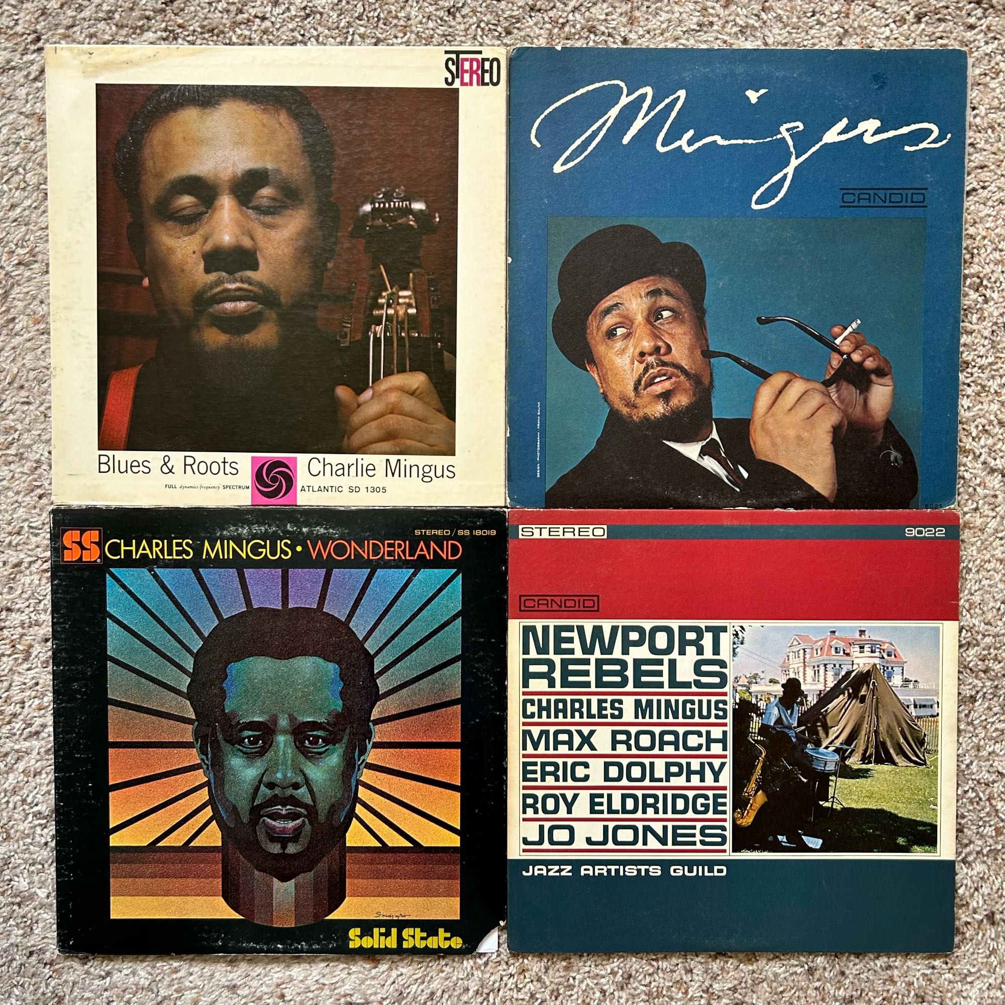 I’m photo of Charles Mingus vinyl records