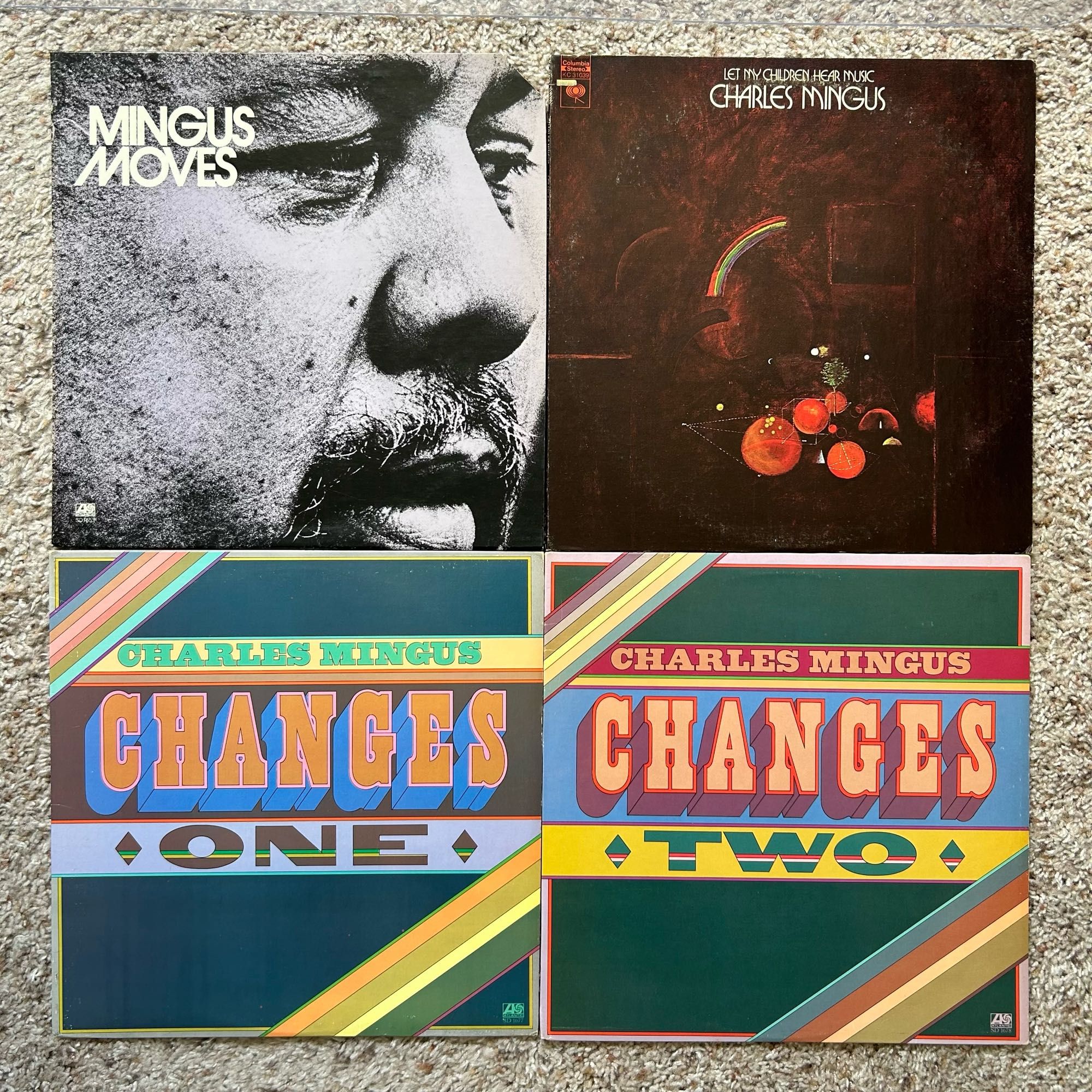 I’m photo of Charles Mingus vinyl records